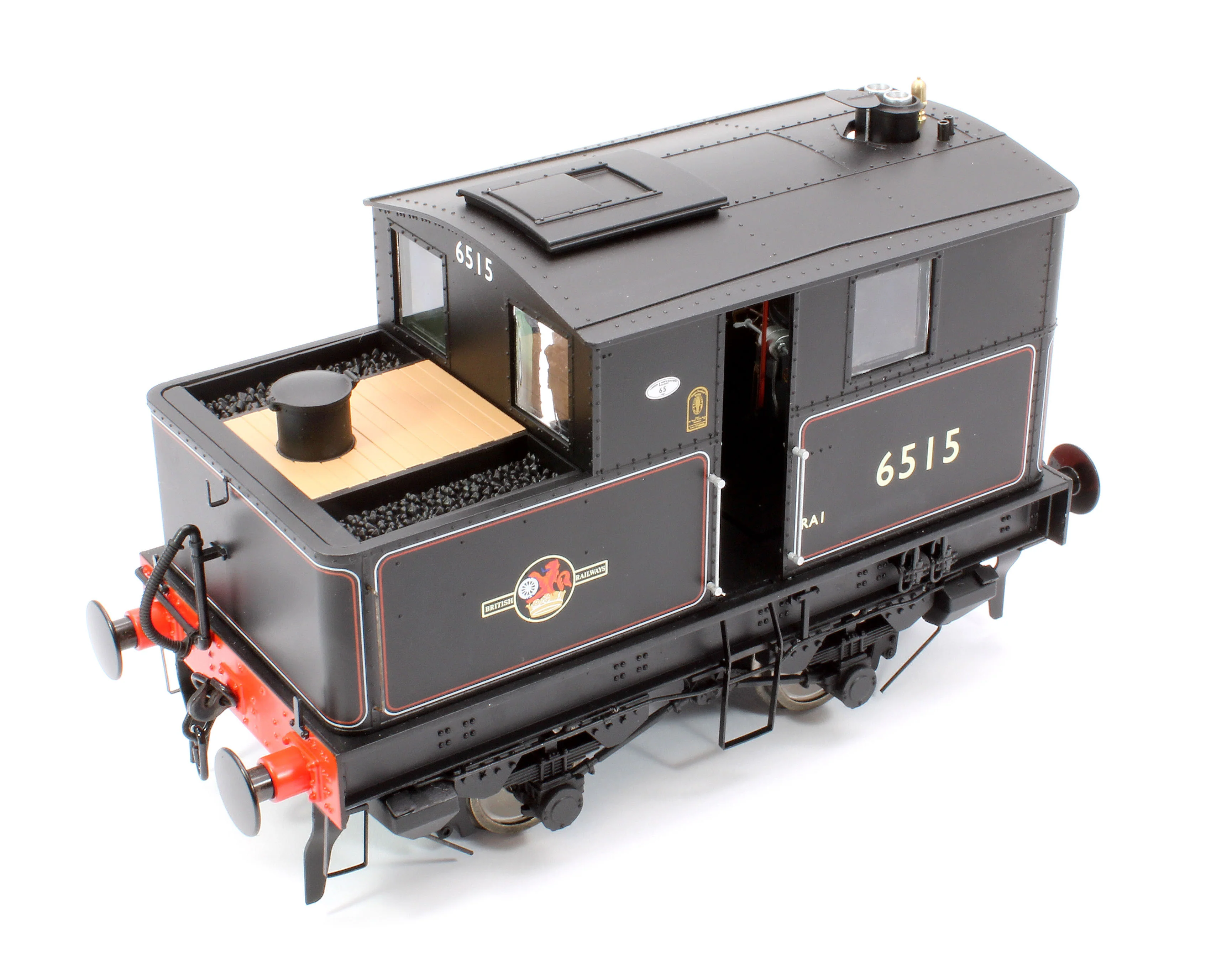 7S-005-013S Sentinel Y1/Y3 BR Lined Late Crest 6515 Steam Locomotive - DCC Sound - Image 9