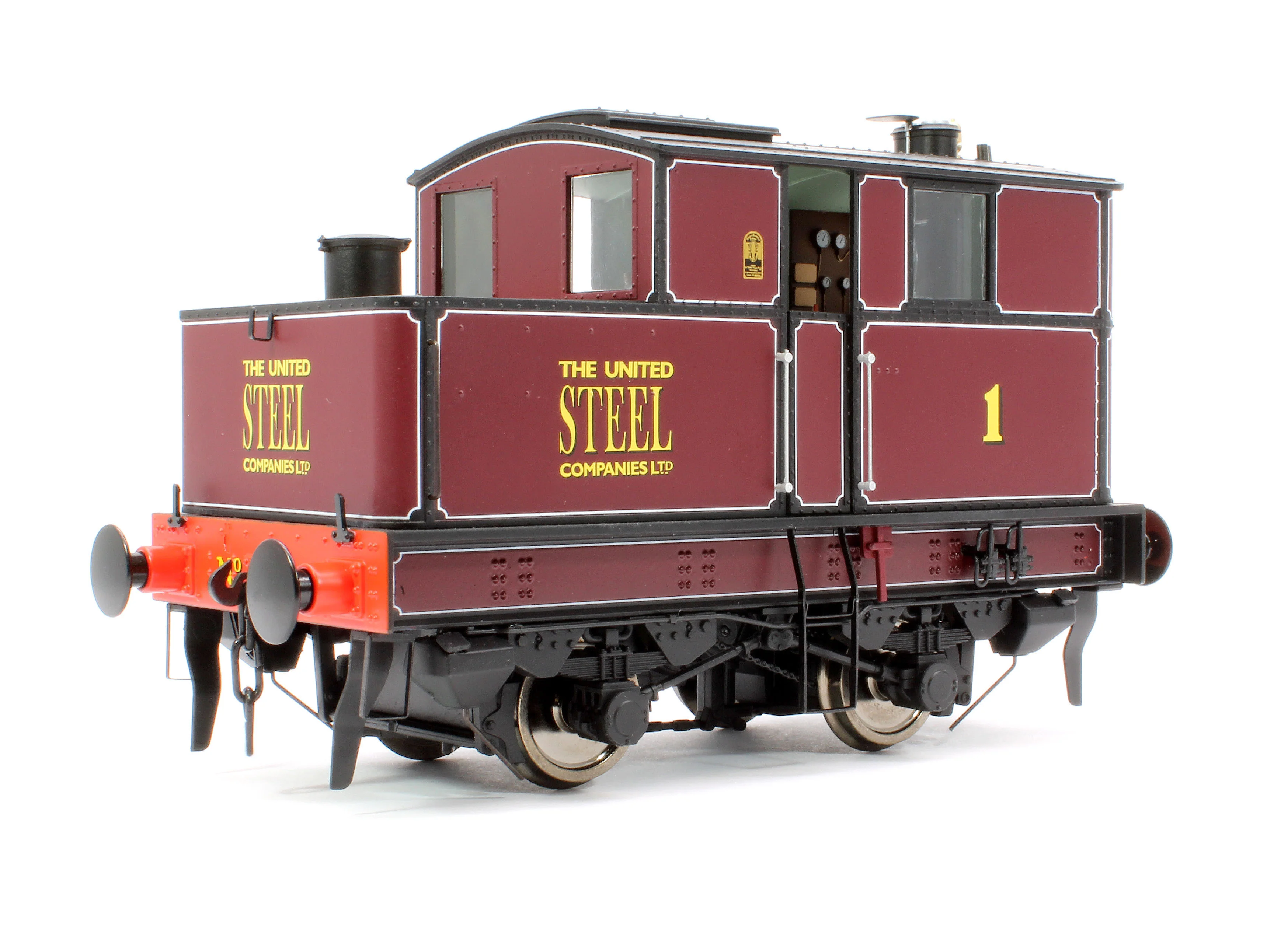 7S-005-014S Sentinel Y1/Y3 United Steel No 1 Steam Locomotive - DCC Sound