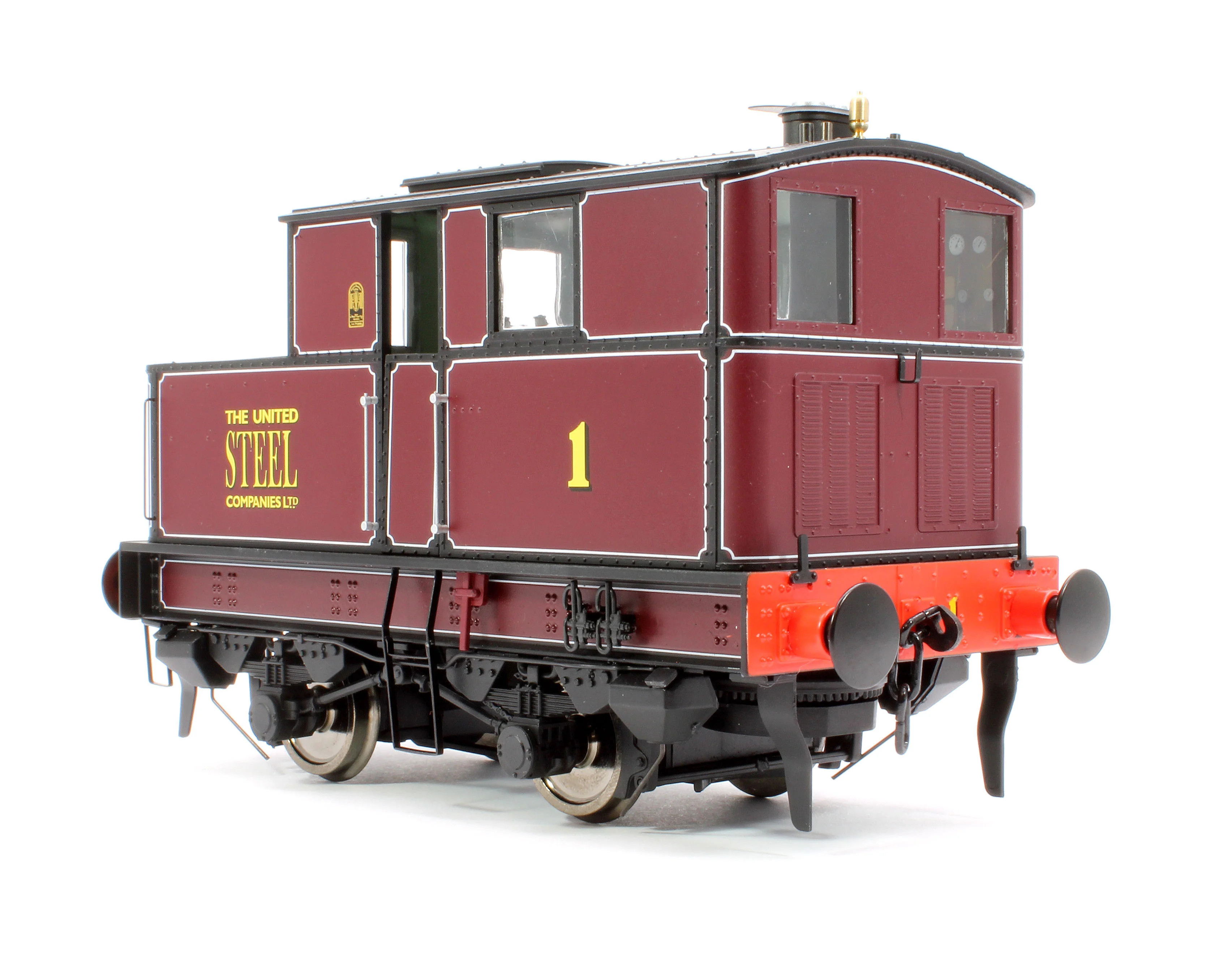 7S-005-014S Sentinel Y1/Y3 United Steel No 1 Steam Locomotive - DCC Sound - Image 2