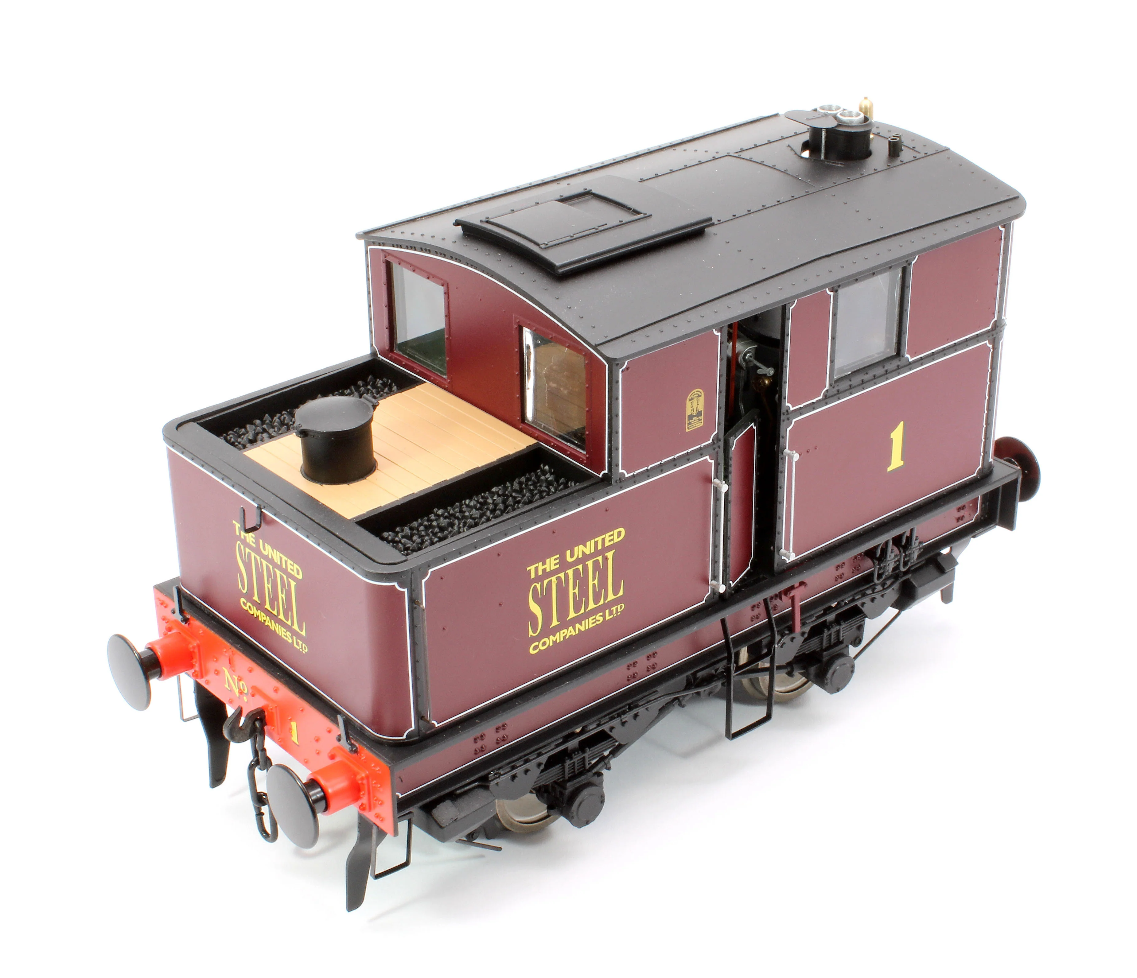 7S-005-014S Sentinel Y1/Y3 United Steel No 1 Steam Locomotive - DCC Sound - Image 9
