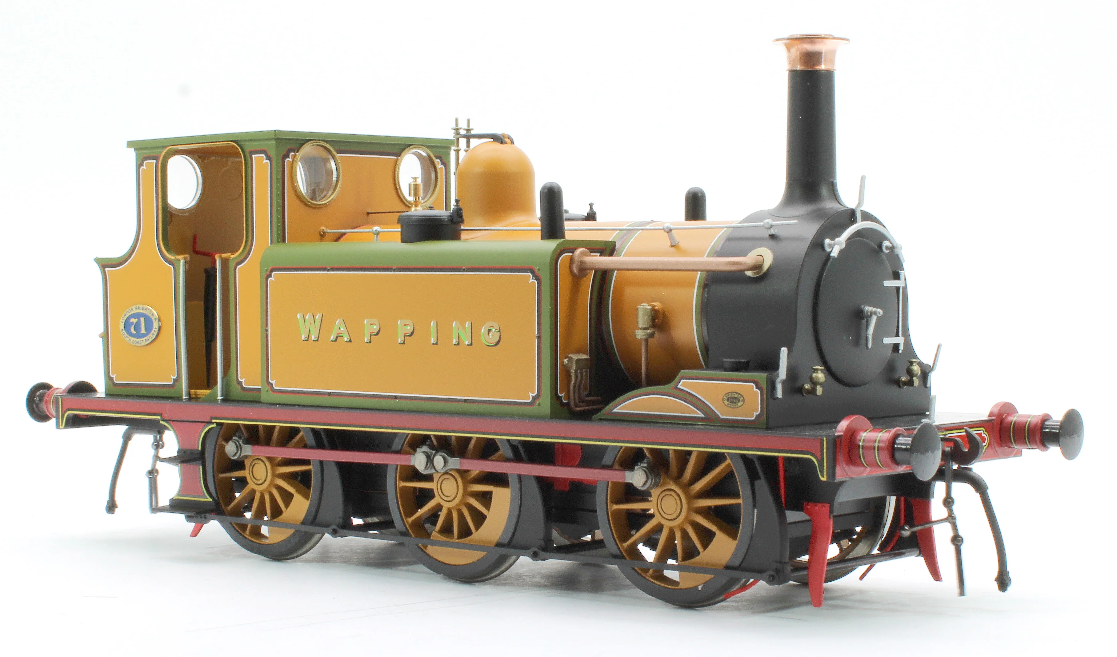 7S-010-021D Terrier A1 LBSC Improved Green Wapping 0-6-0 Tank Locomotive No.71 - DCC Fitted - Image 4