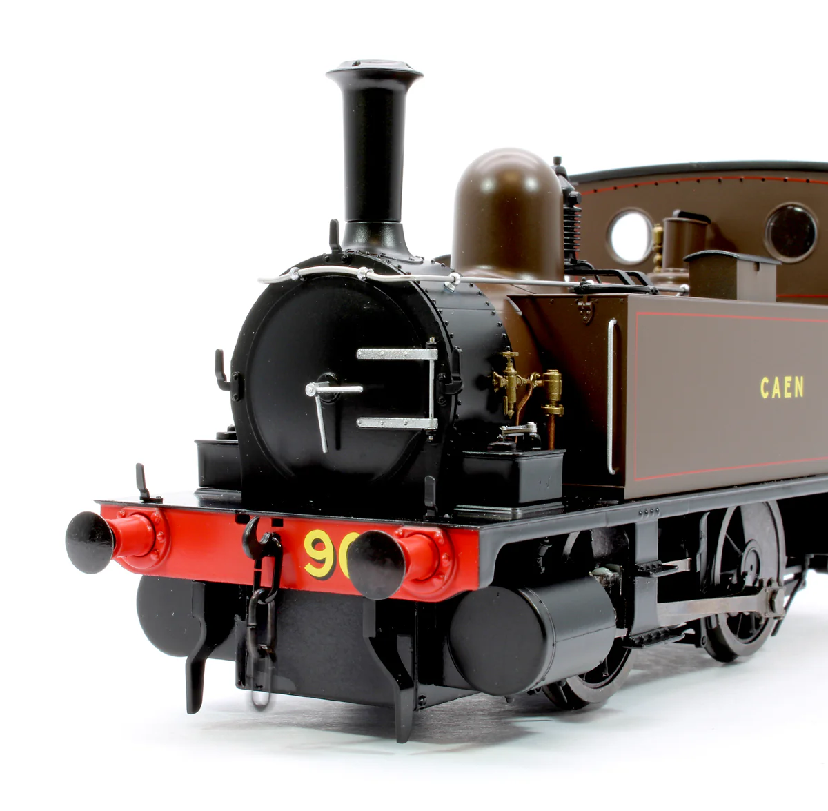 7S-018-002S L&SWR B4 0-4-0T Caen Brown 90 - Steam Tank Locomotive - Sound Fitted - Image 6