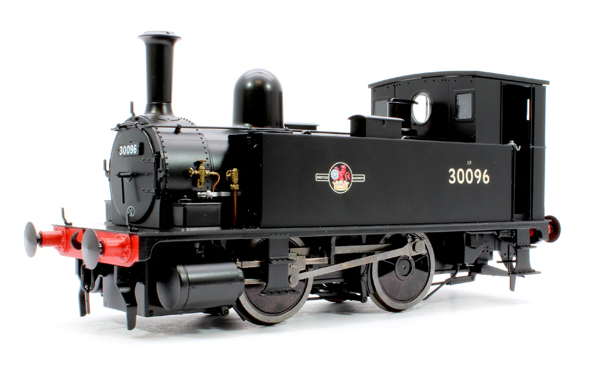 7S-018-005S B4 0-4-0T BR Late Crest 30096 - Steam Tank Locomotive - Sound Fitted
