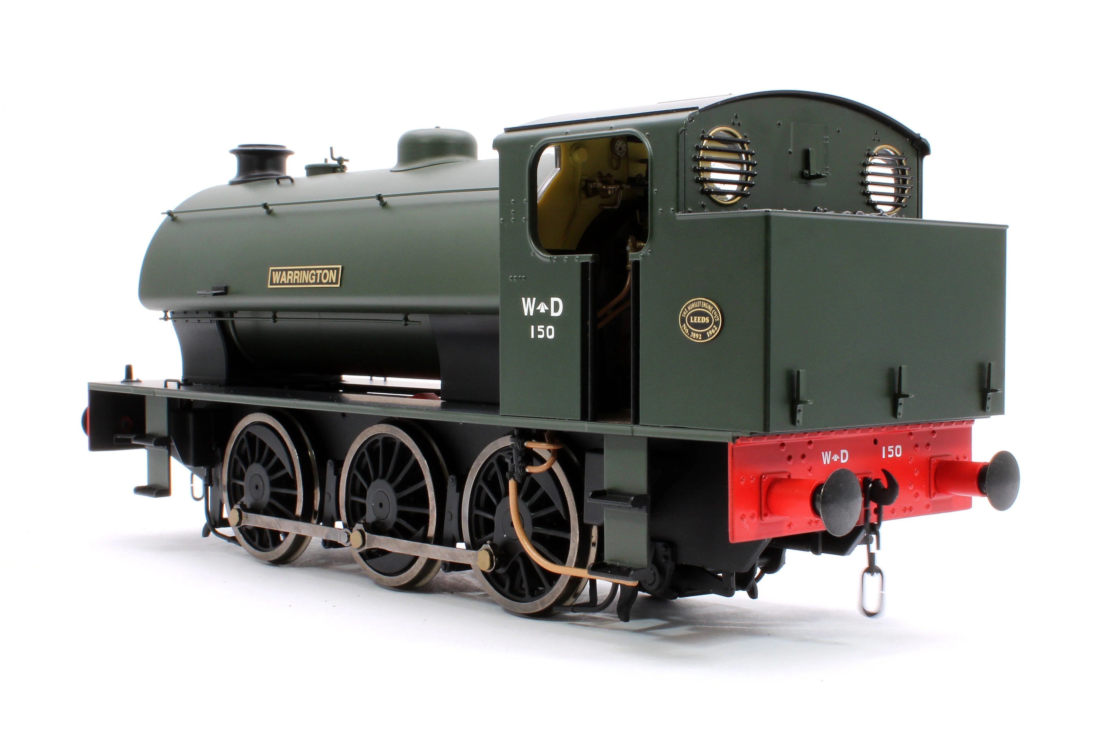 7S-094-RAILS1 J94 Austerity 'Warrington' WD150 War Department Green 0-6-0 Tank Locomotive - Image 2