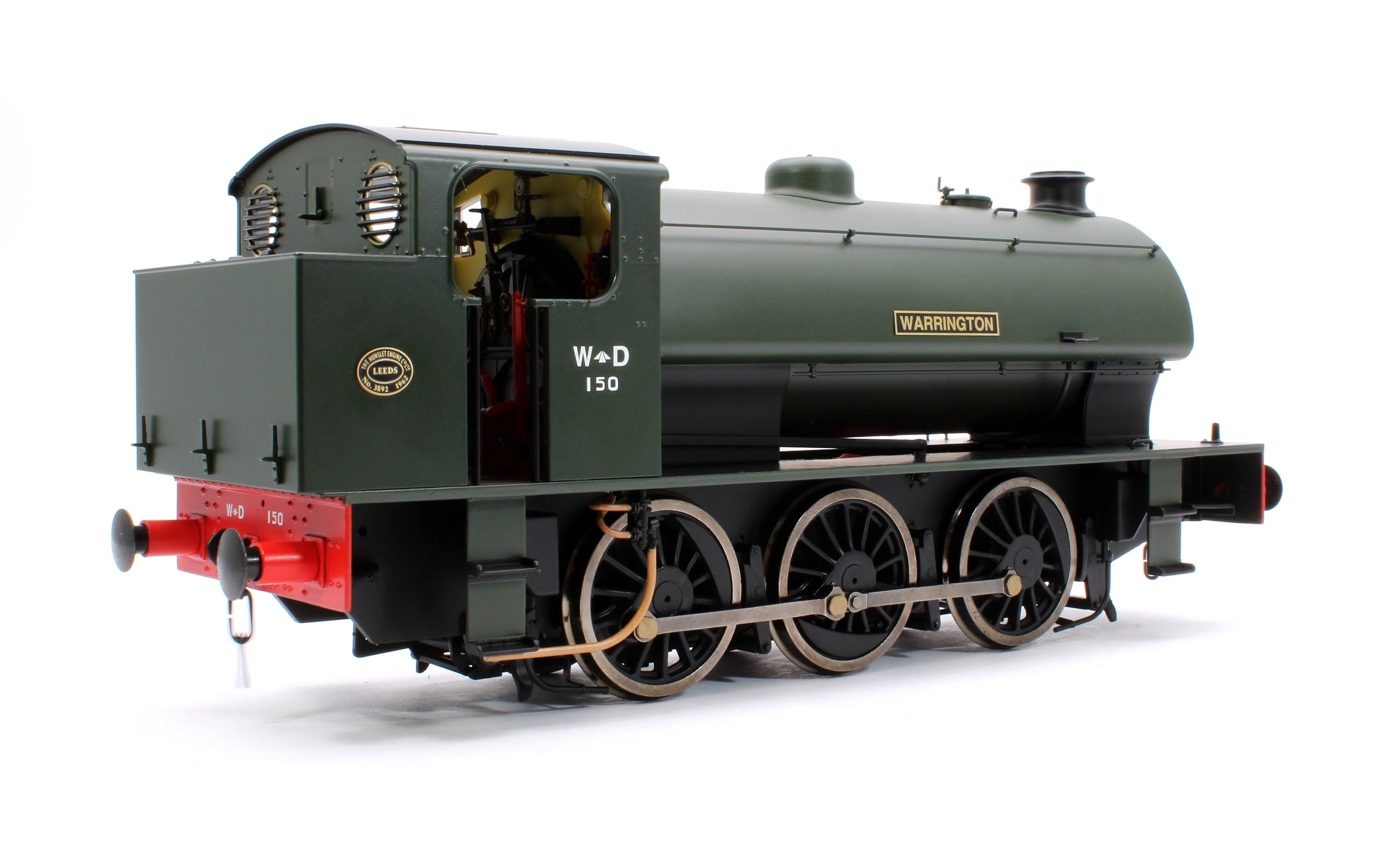 7S-094-RAILS1D J94 Austerity 'Warrington' WD150 War Department Green 0-6-0 Tank Locomotive - DCC Fitted - Image 3