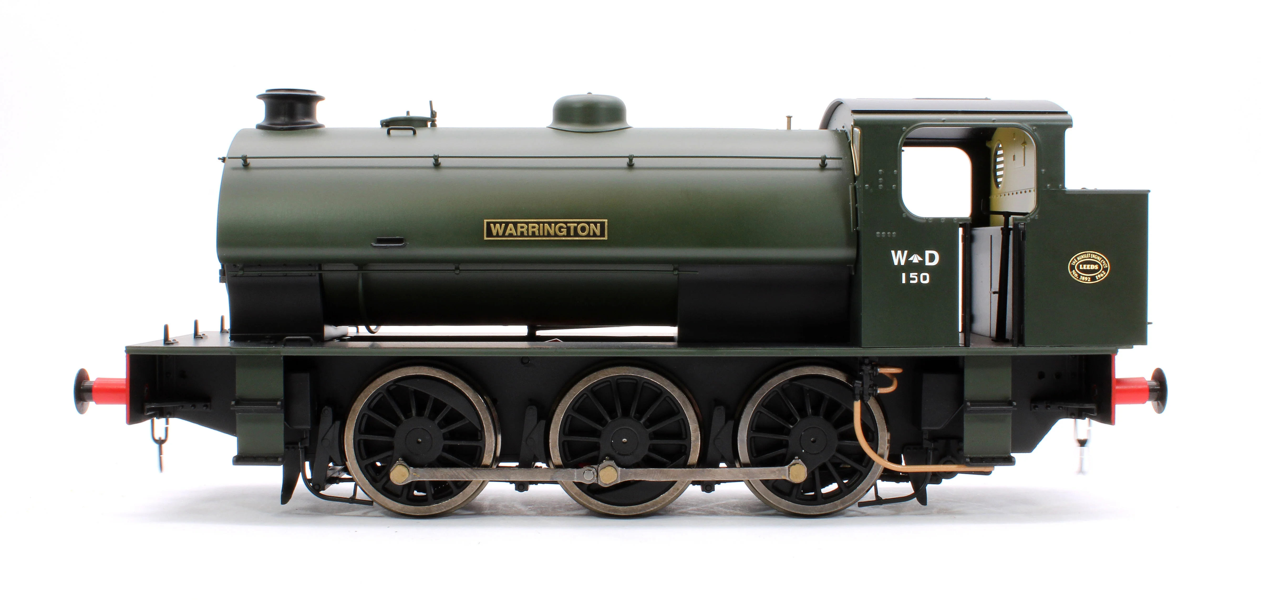 7S-094-RAILS1S J94 Austerity 'Warrington' WD150 War Department Green 0-6-0 Tank Locomotive (DCC Sound) - Image 5