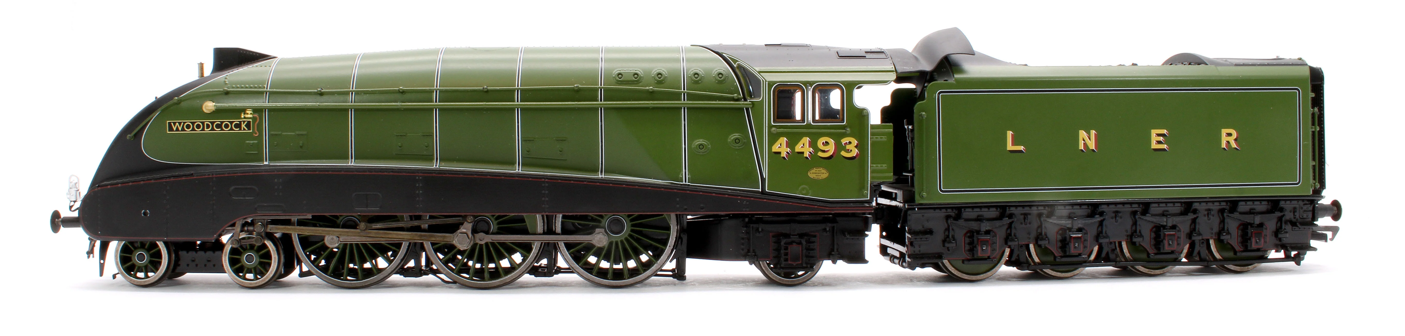 BL-001-008 Black Label Class A4 Woodcock LNER Green Valanced 4-6-2 No.4493 Steam Locomotive - DCC Sound & Smoke - Image 6