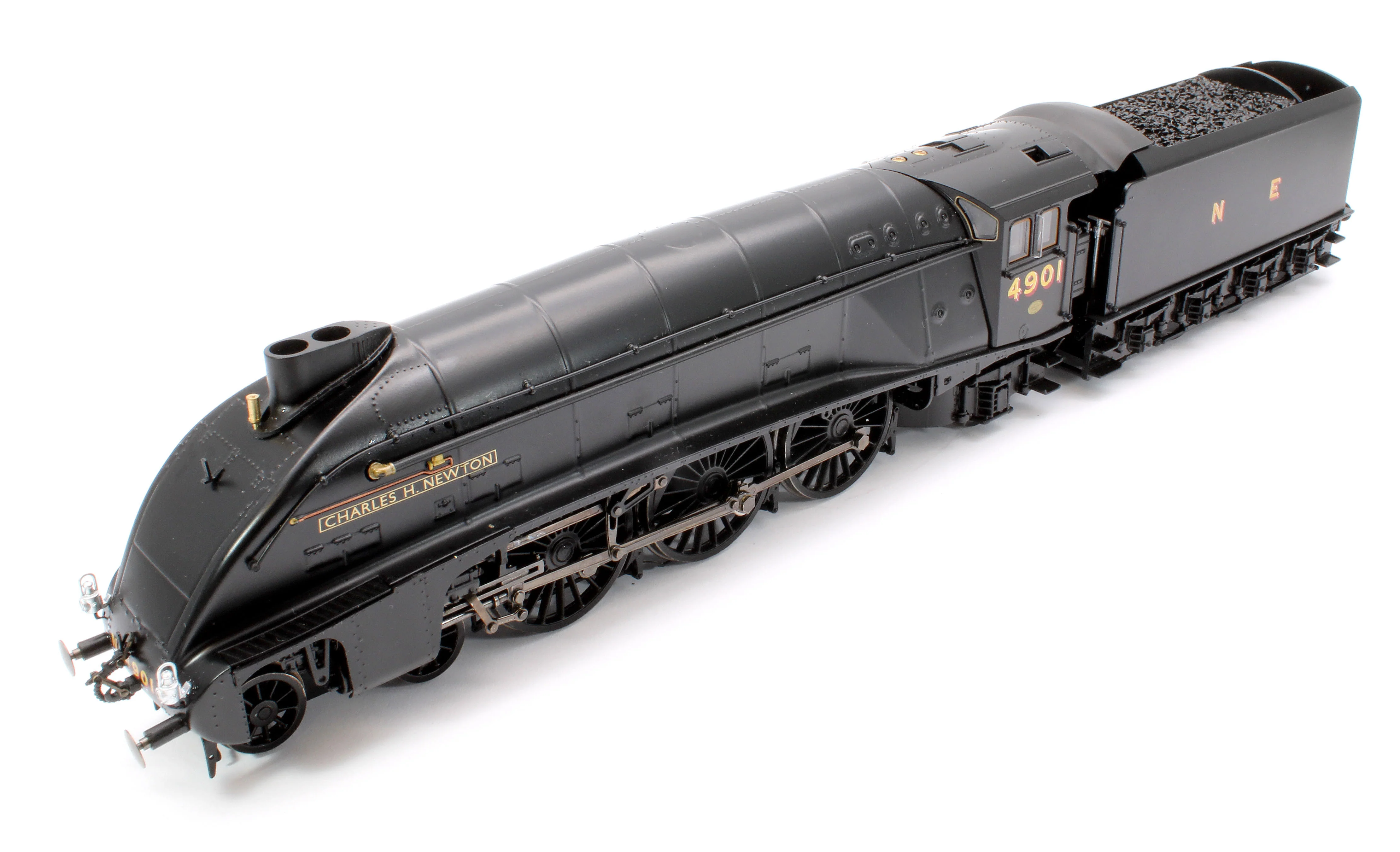 BL-001-009 Black Label Class A4 Charles Newton Wartime Black Unvalanced 4-6-2 No.4901 Steam Locomotive - DCC Sound & Smoke - Image 12