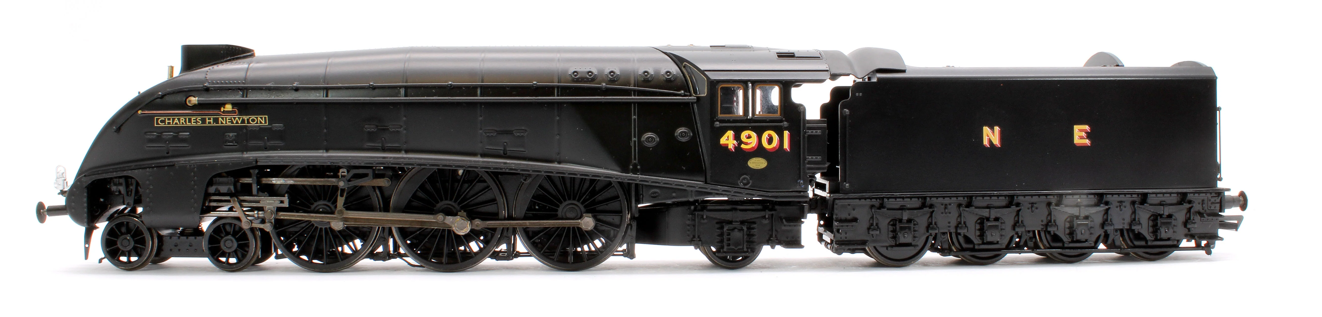 BL-001-009 Black Label Class A4 Charles Newton Wartime Black Unvalanced 4-6-2 No.4901 Steam Locomotive - DCC Sound & Smoke - Image 6