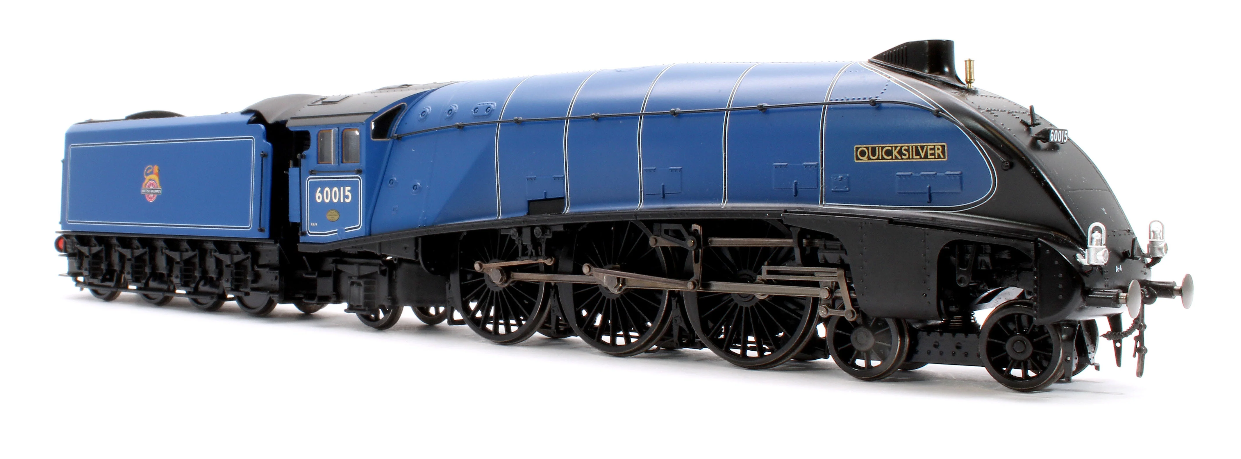 BL-001-011 Black Label Class A4 Quicksilver Express BR Blue Unvalanced 4-6-2 No.60015 Steam Locomotive - DCC Sound & Smoke - Image 5