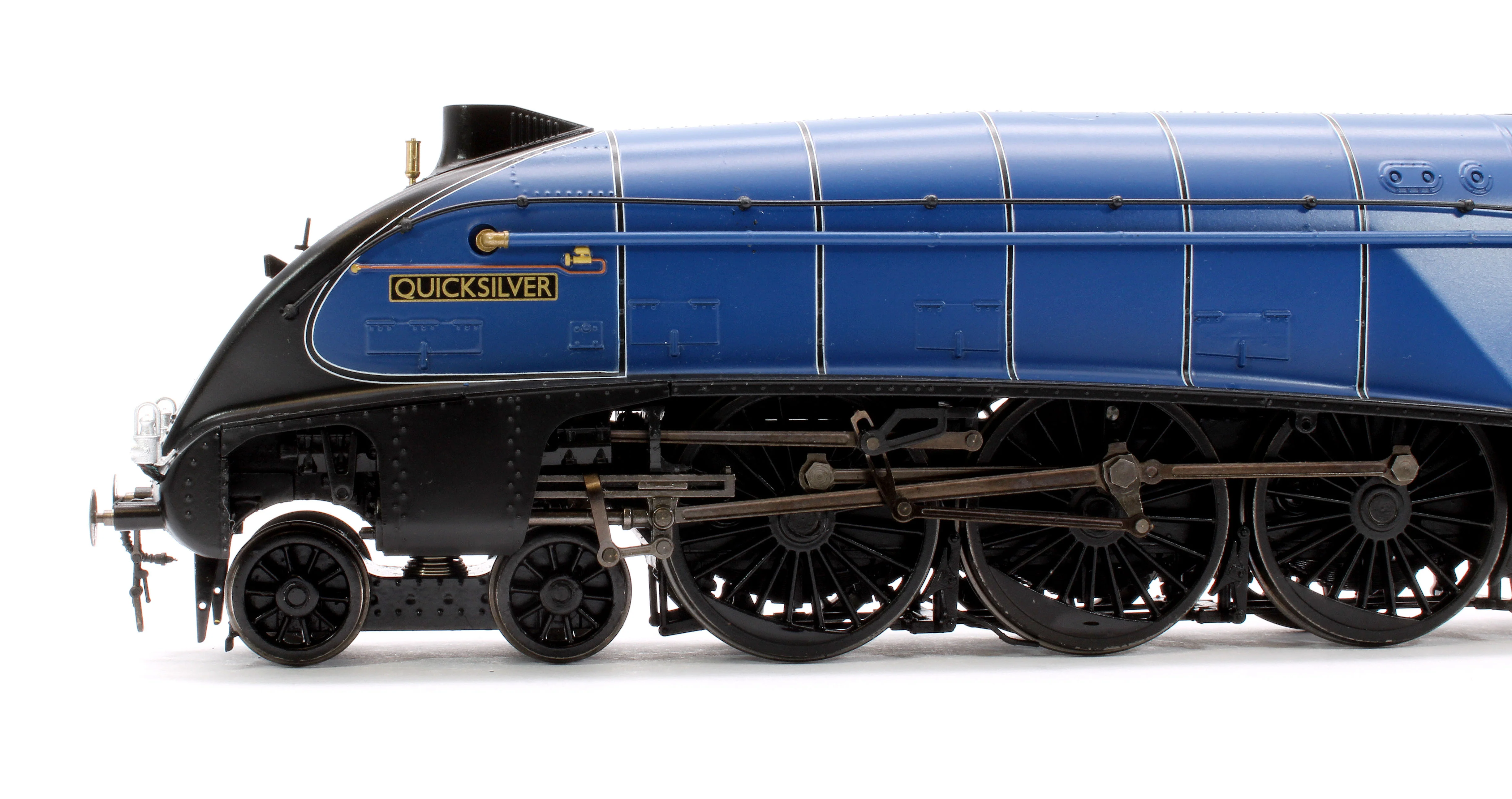 BL-001-011 Black Label Class A4 Quicksilver Express BR Blue Unvalanced 4-6-2 No.60015 Steam Locomotive - DCC Sound & Smoke - Image 6