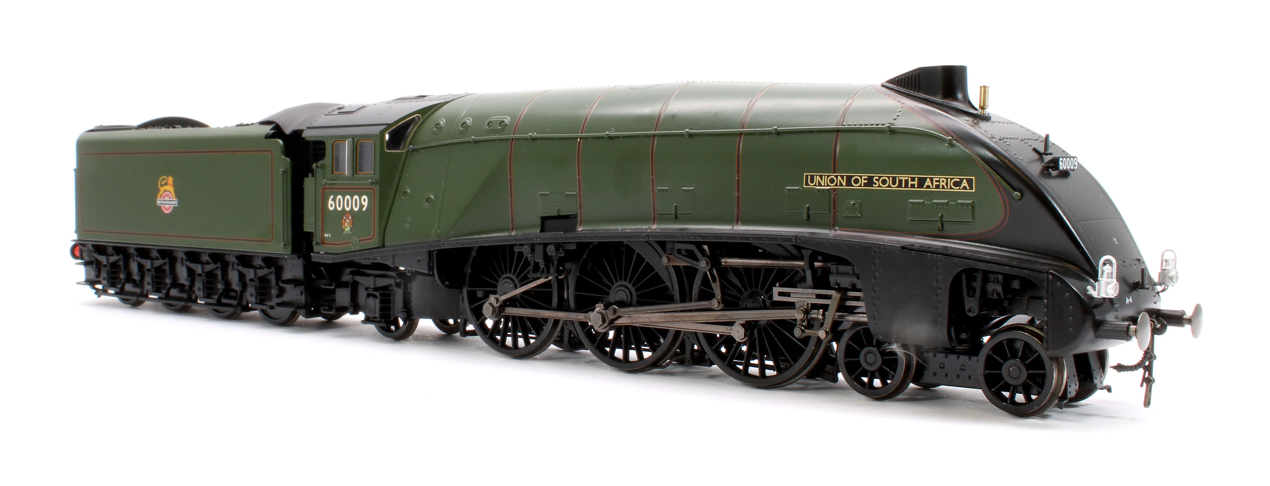 BL-001-013 Black Label Class A4 Union of South Africa BR Green (Early Crest) Unvalanced 4-6-2 No.60009 Steam Locomotive - DCC Sound & Smoke - Image 5