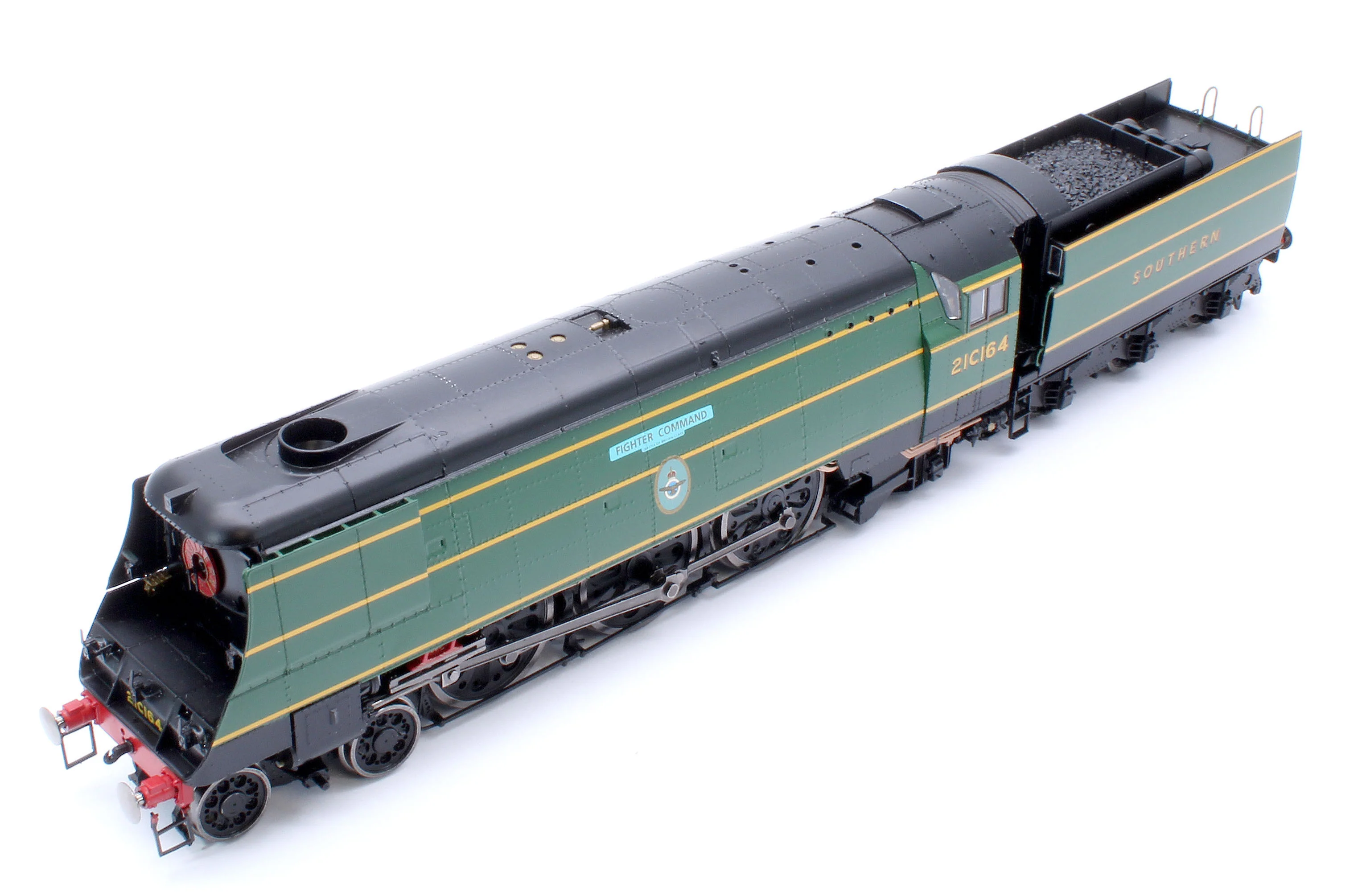 BL-002-001 Black Label Battle of Britain Fighter Command 21C164 SR Malachite Green Steam Locomotive - DCC Sound & Smoke - Image 12