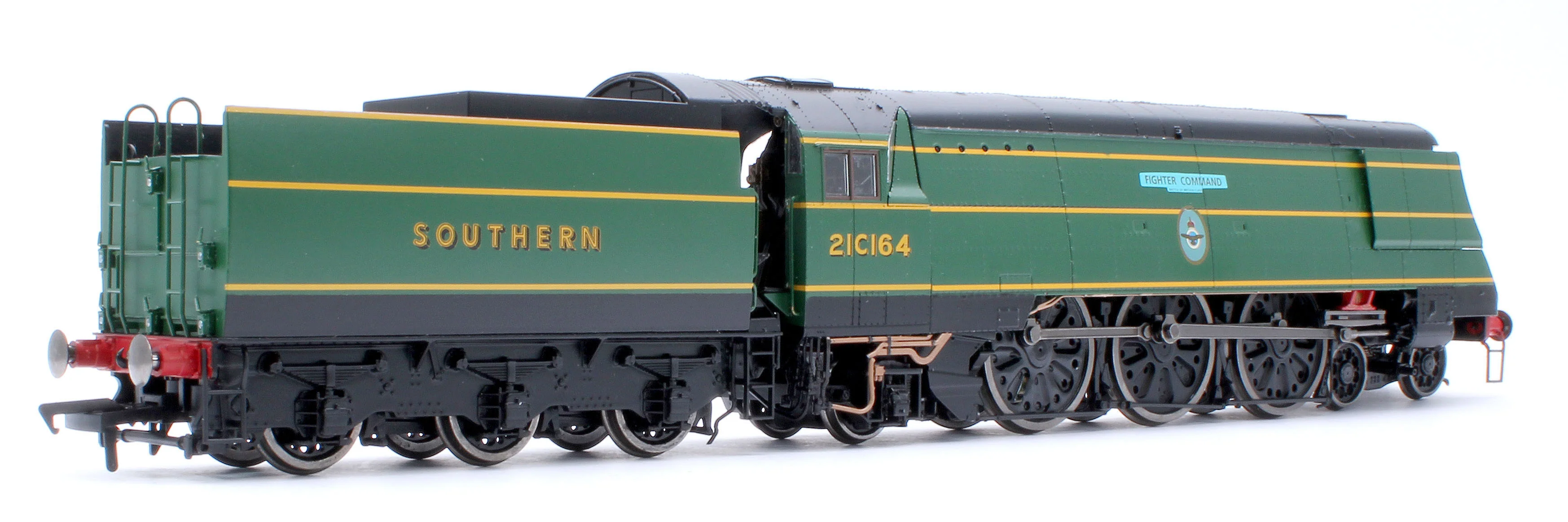 BL-002-001 Black Label Battle of Britain Fighter Command 21C164 SR Malachite Green Steam Locomotive - DCC Sound & Smoke - Image 4