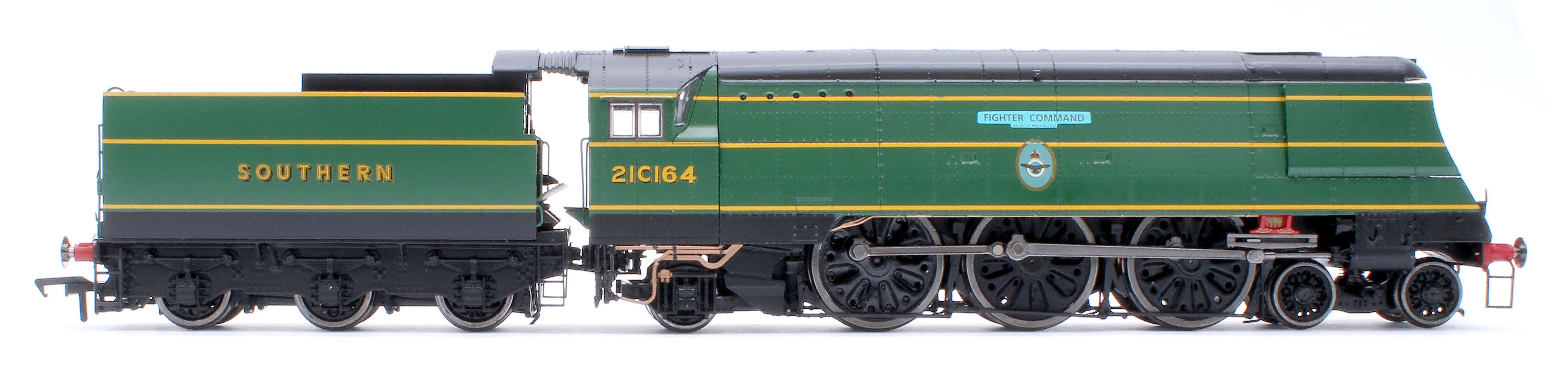 BL-002-001 Black Label Battle of Britain Fighter Command 21C164 SR Malachite Green Steam Locomotive - DCC Sound & Smoke - Image 5