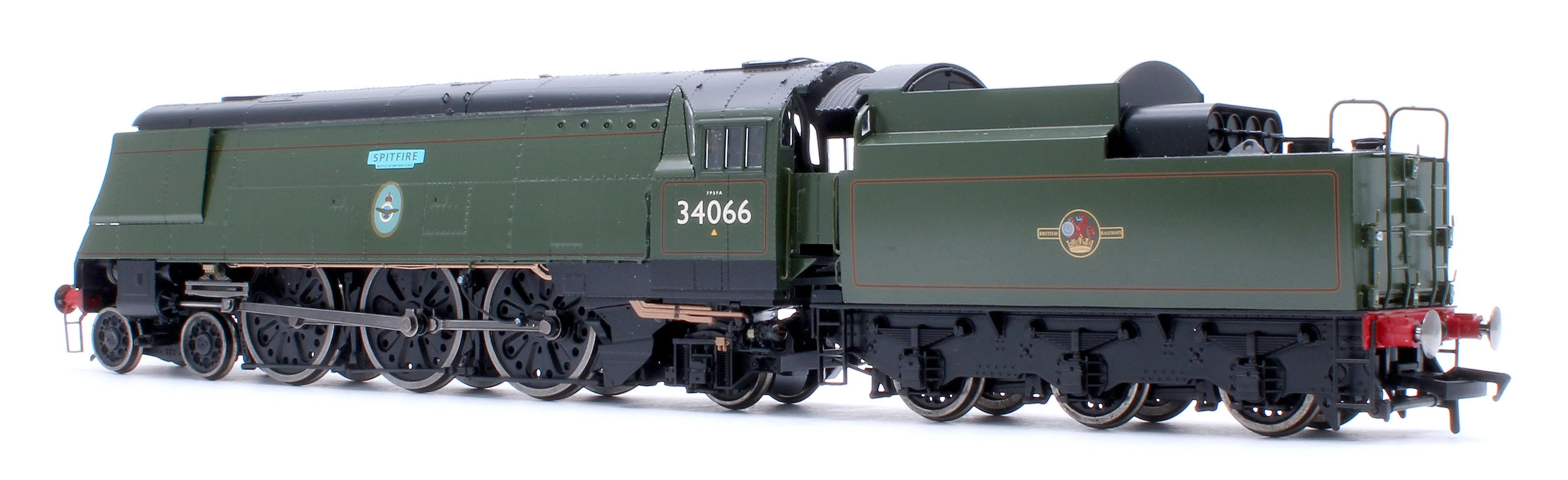 BL-002-002 Black Label Battle of Britain Spitfire 34066 BR Green Late Crest Steam Locomotive - DCC Sound & Smoke - Image 3