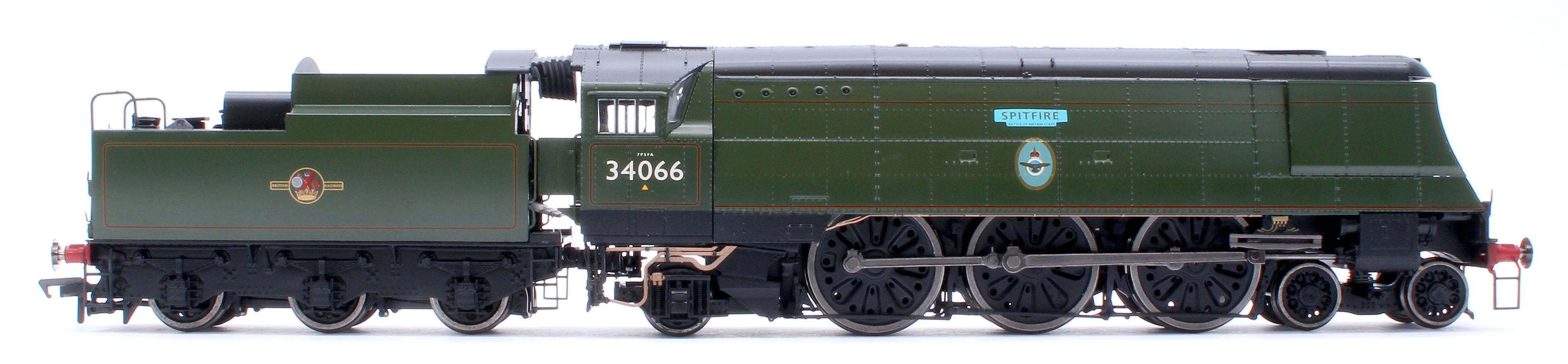 BL-002-002 Black Label Battle of Britain Spitfire 34066 BR Green Late Crest Steam Locomotive - DCC Sound & Smoke - Image 5
