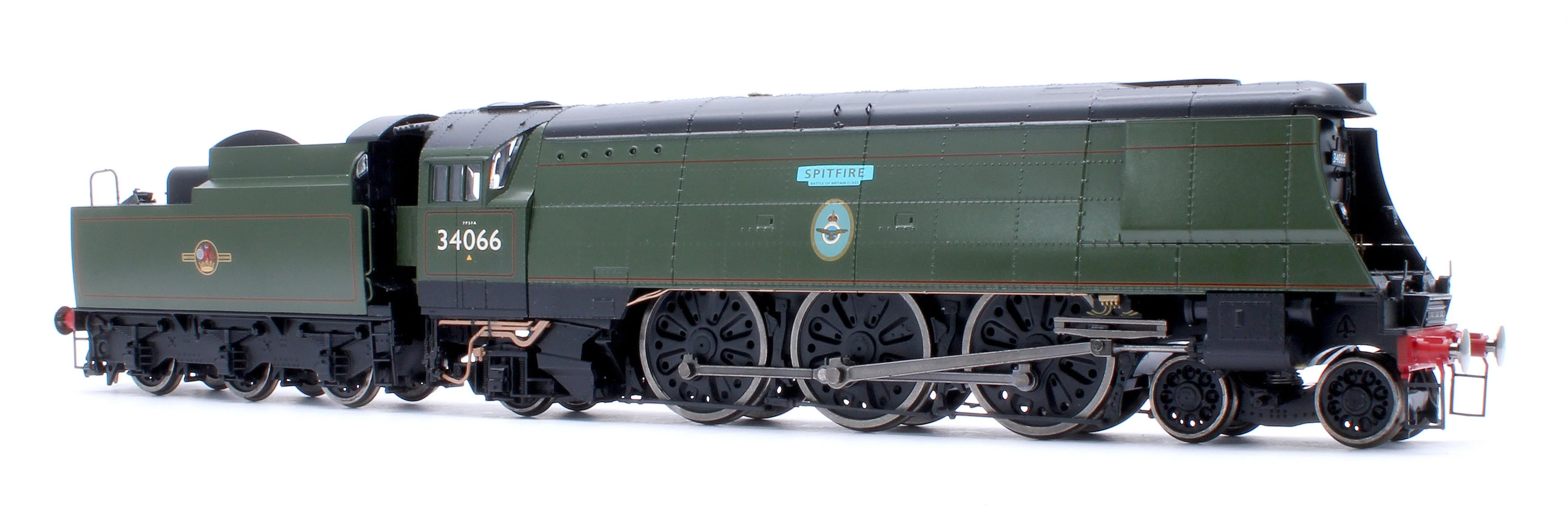 BL-002-002 Black Label Battle of Britain Spitfire 34066 BR Green Late Crest Steam Locomotive - DCC Sound & Smoke - Image 6