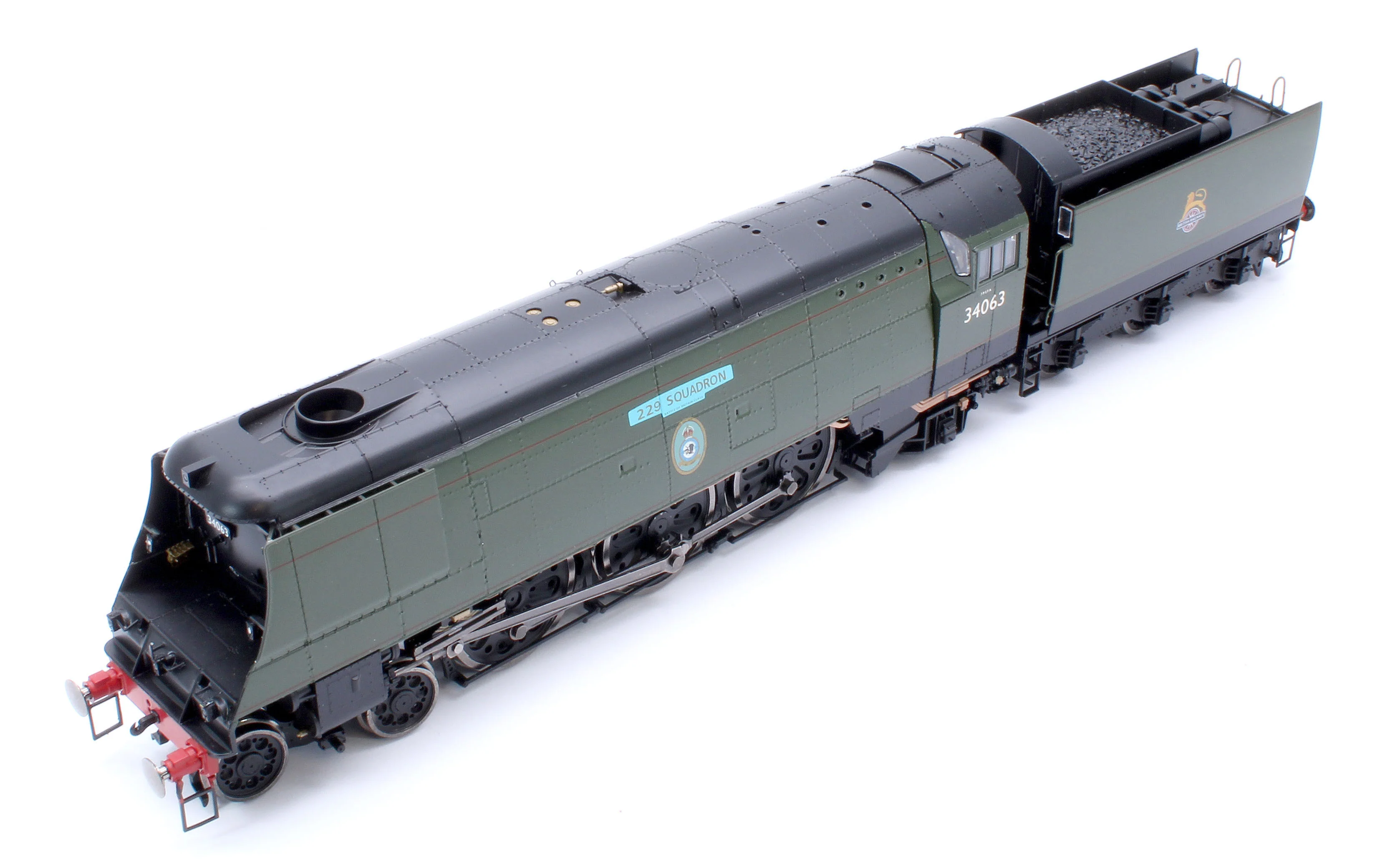 BL-002-003 Black Label Battle of Britain 229 Squadron 34063 BR Green Early Crest Steam Locomotive - DCC Sound & Smoke - Image 12