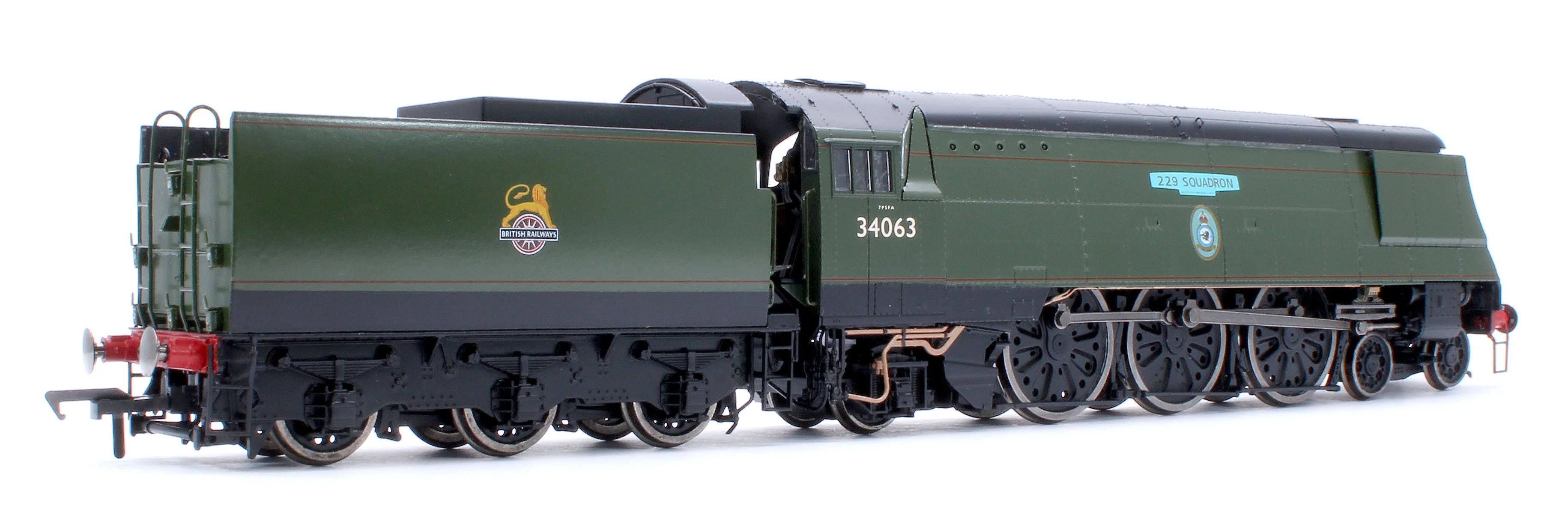 BL-002-003 Black Label Battle of Britain 229 Squadron 34063 BR Green Early Crest Steam Locomotive - DCC Sound & Smoke - Image 4