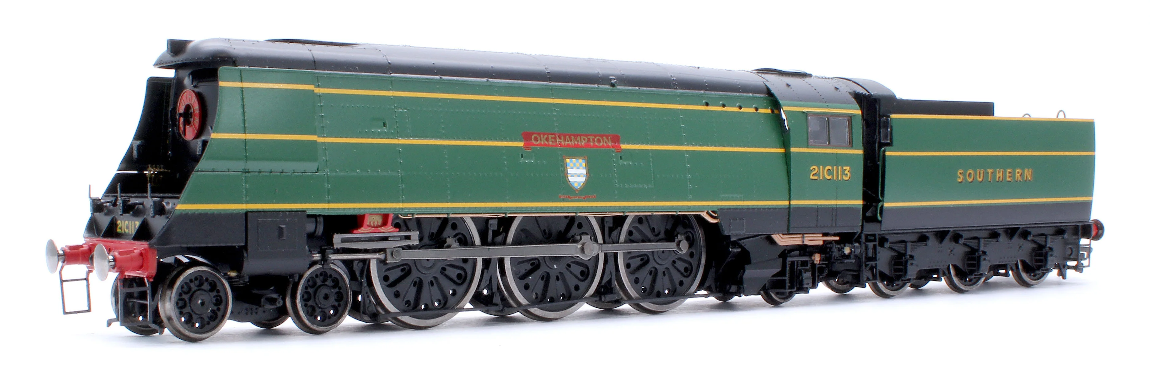 BL-002-004 Black Label West Country Okehampton 21C113 SR Malachite Green Steam Locomotive - DCC Sound & Smoke