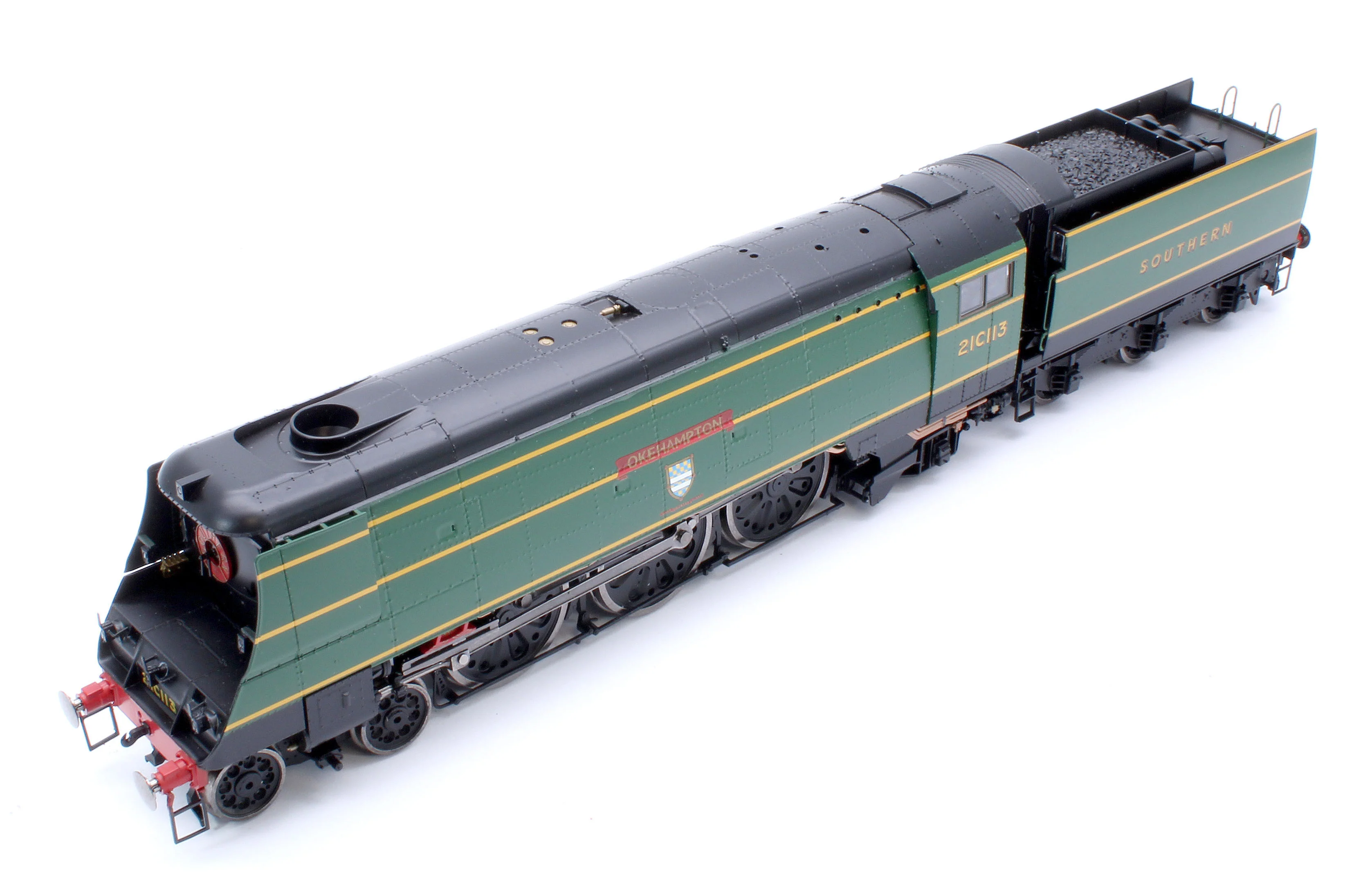BL-002-004 Black Label West Country Okehampton 21C113 SR Malachite Green Steam Locomotive - DCC Sound & Smoke - Image 12