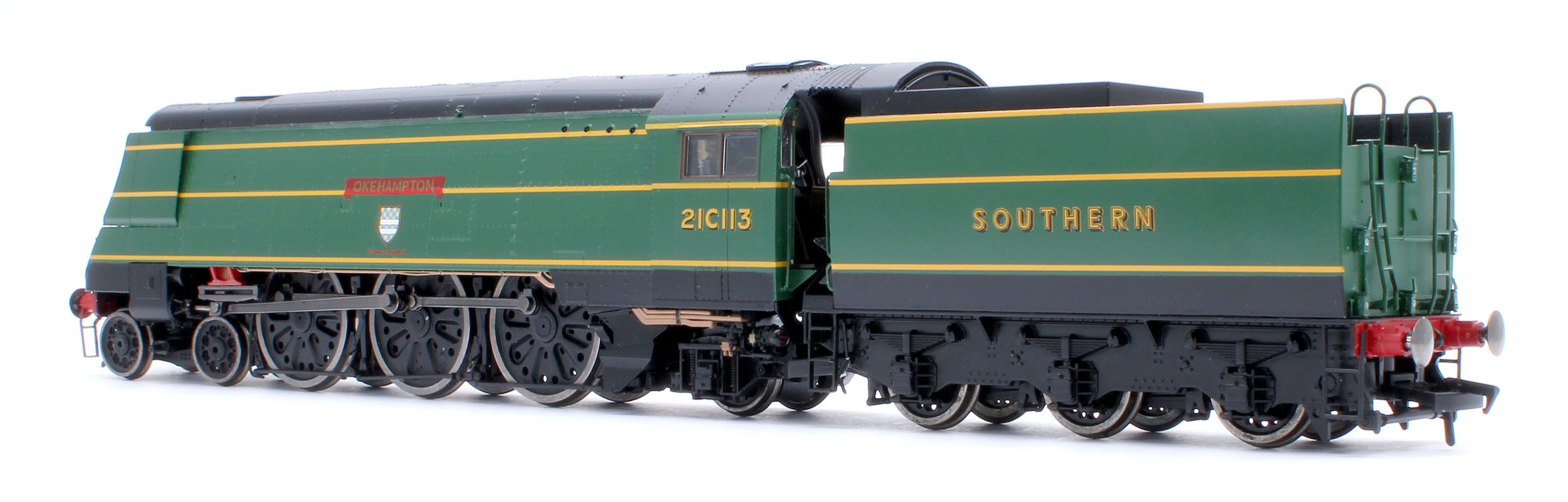 BL-002-004 Black Label West Country Okehampton 21C113 SR Malachite Green Steam Locomotive - DCC Sound & Smoke - Image 3