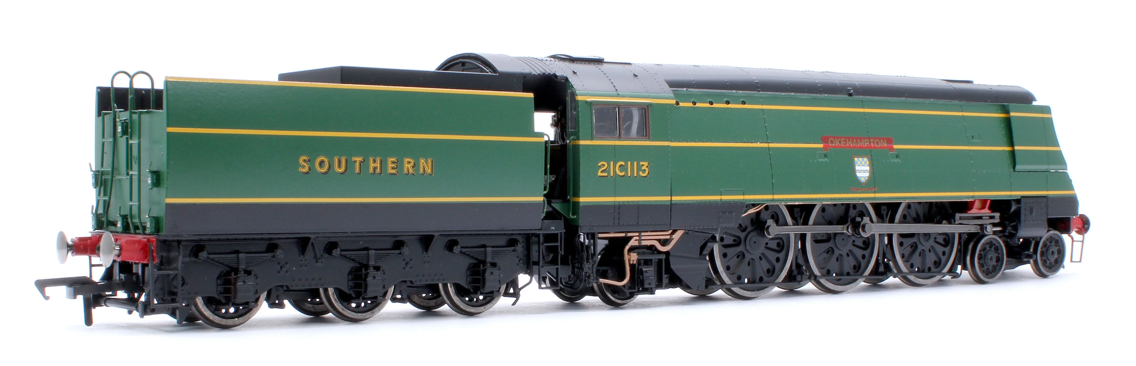 BL-002-004 Black Label West Country Okehampton 21C113 SR Malachite Green Steam Locomotive - DCC Sound & Smoke - Image 4