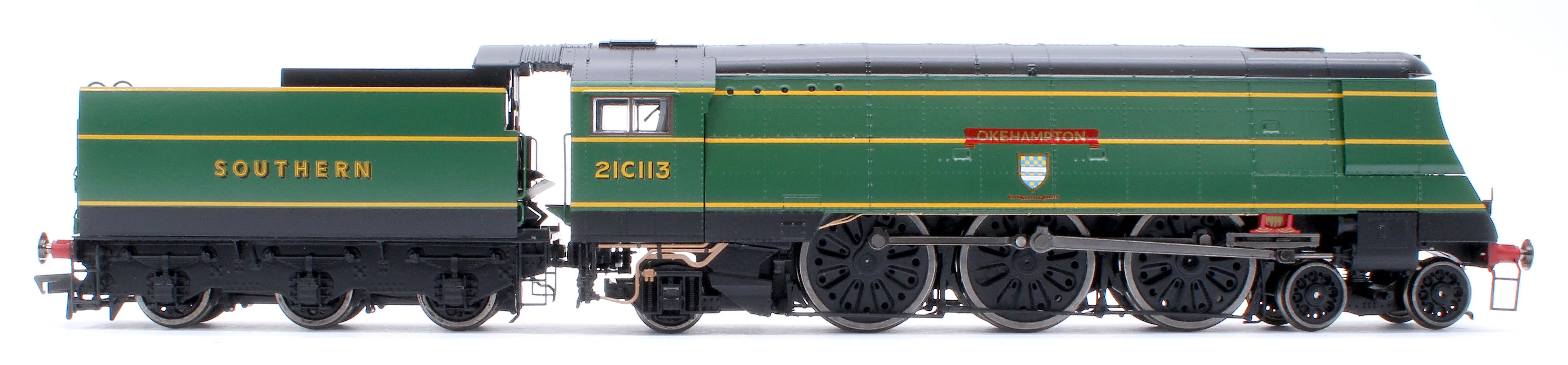 BL-002-004 Black Label West Country Okehampton 21C113 SR Malachite Green Steam Locomotive - DCC Sound & Smoke - Image 5