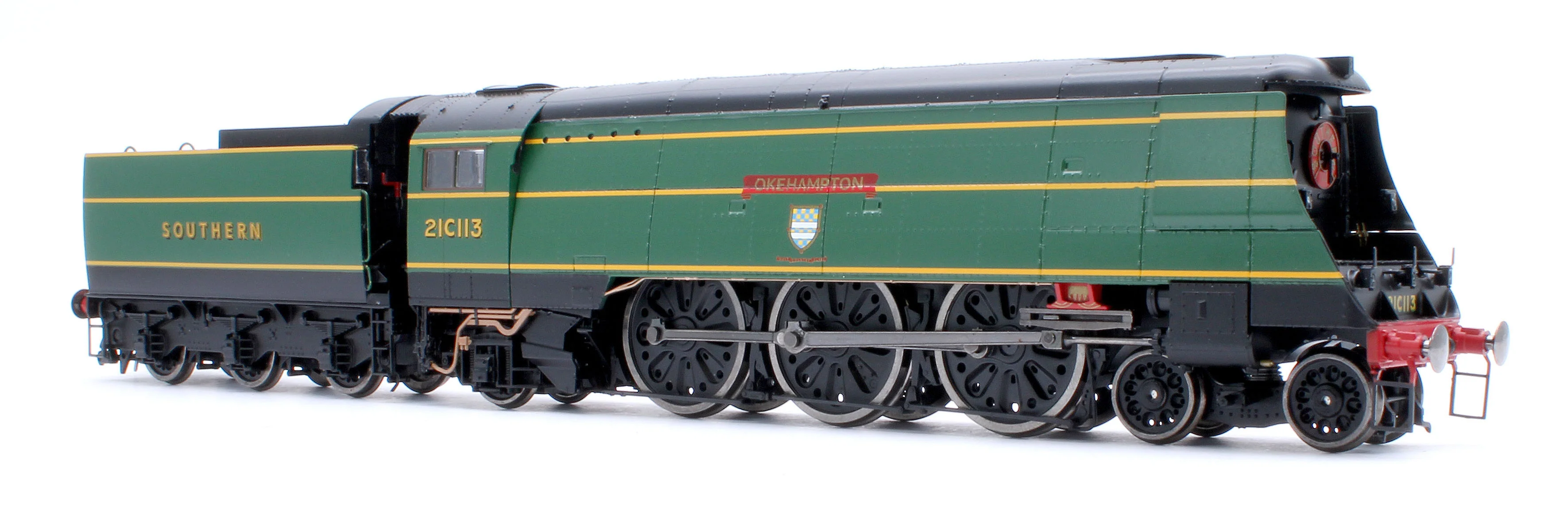 BL-002-004 Black Label West Country Okehampton 21C113 SR Malachite Green Steam Locomotive - DCC Sound & Smoke - Image 6