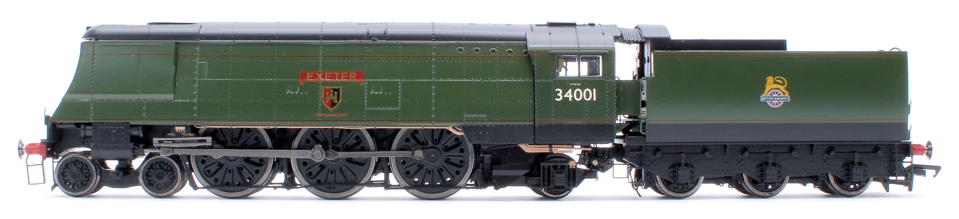 BL-002-005 Black Label West Country Exeter 34001 B.R. Green Early Crest Steam Locomotive - DCC Sound & Smoke - Image 2