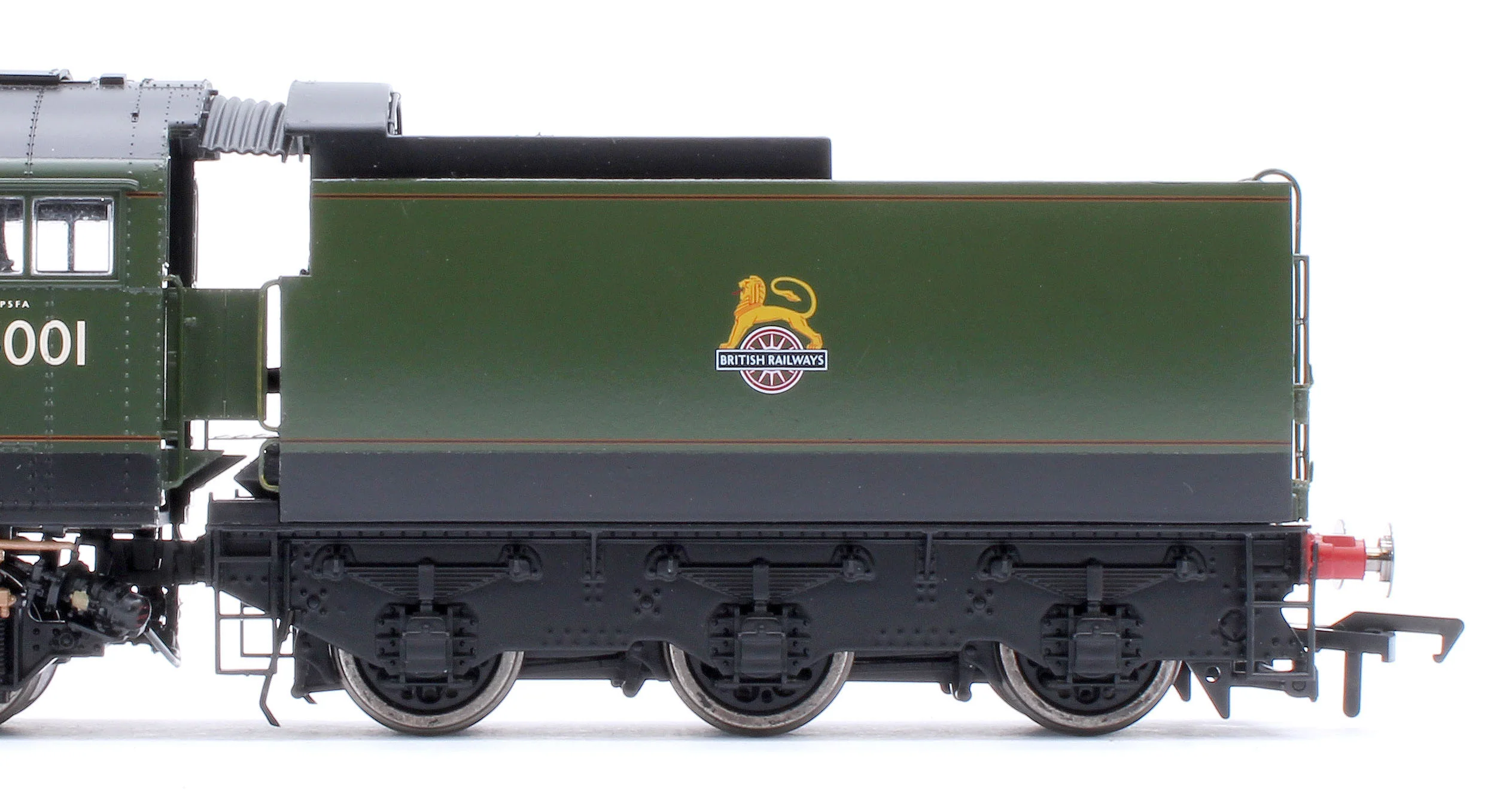 BL-002-005 Black Label West Country Exeter 34001 B.R. Green Early Crest Steam Locomotive - DCC Sound & Smoke - Image 9