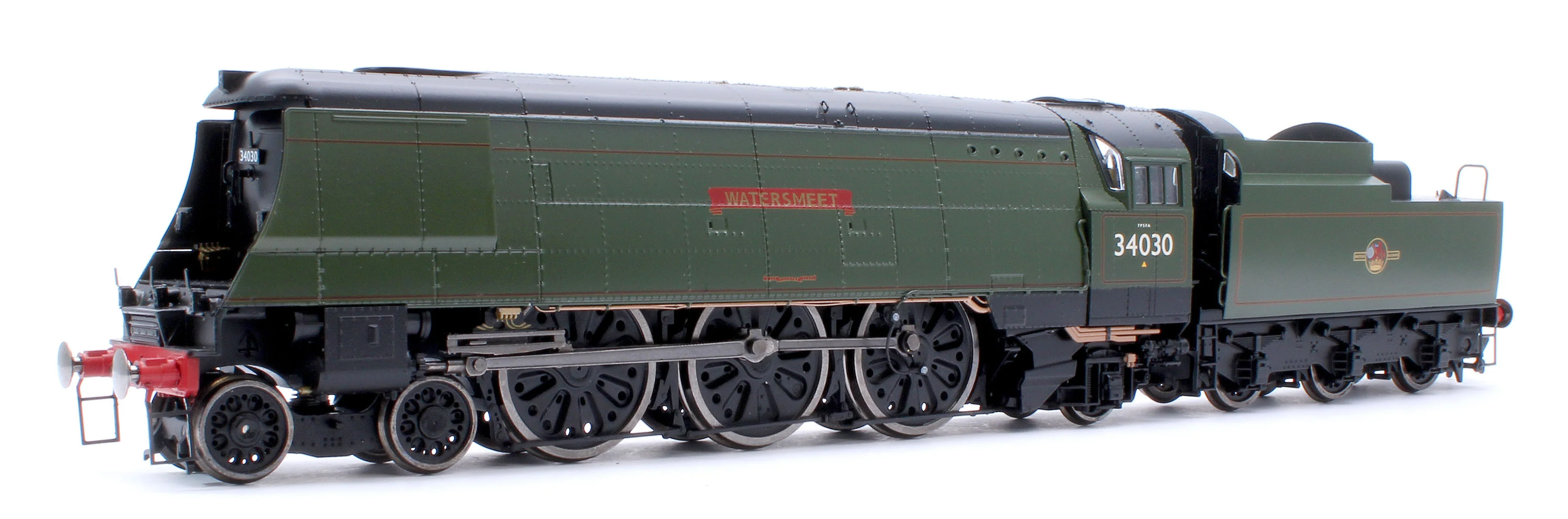 BL-002-006 Black Label West Country Watersmeet 34030 BR Green Totem Steam Locomotive - DCC Sound & Smoke