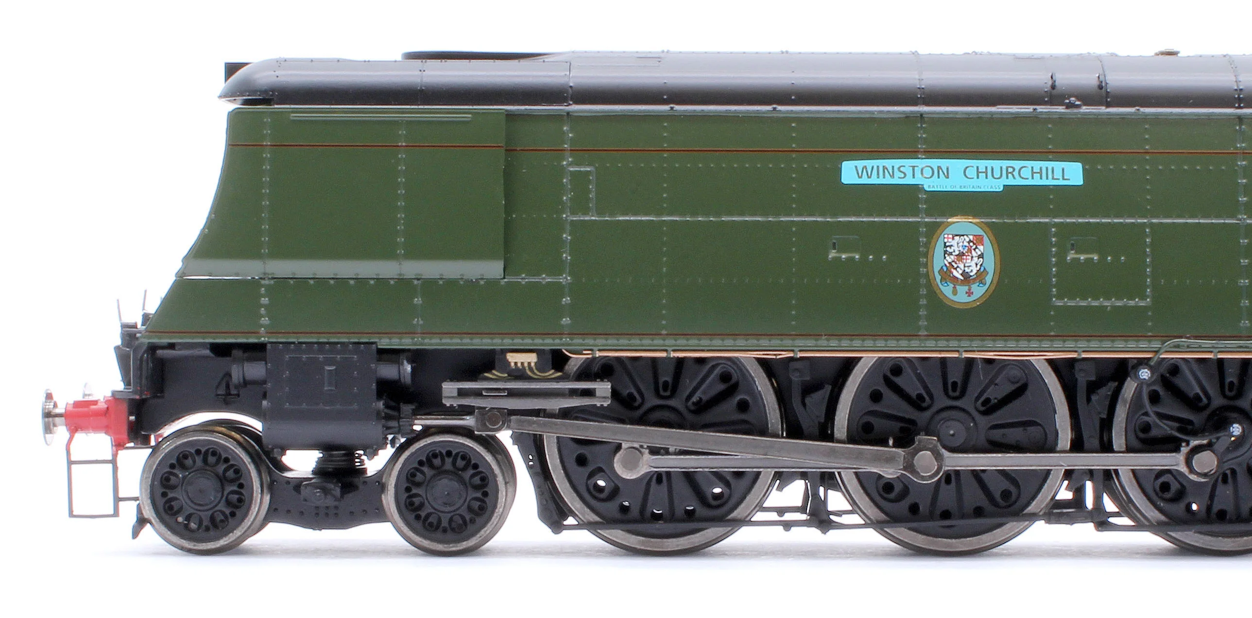 BL-002-007 Black Label Battle of Britain Winston Churchill 34051 BR Green Totem Steam Locomotive - DCC Sound & Smoke - Image 7