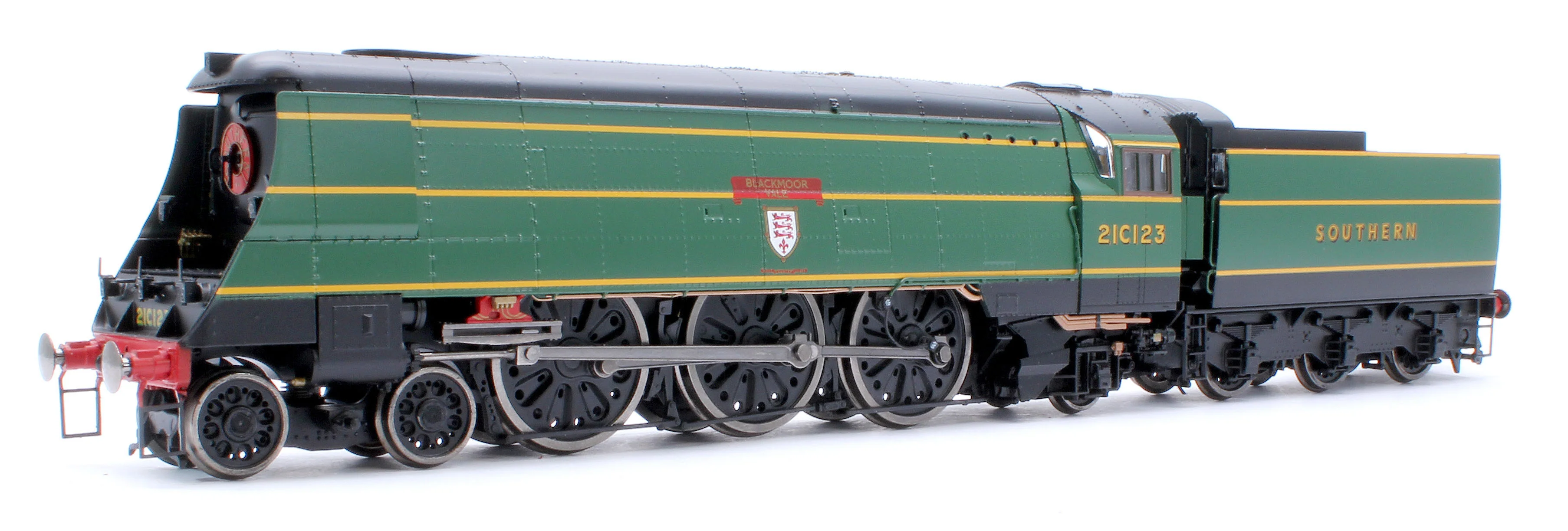 BL-002-008 Black Label West Country Blackmore Vale 21C123 SR Malachite Green (As Preserved) Steam Locomotive - DCC Sound & Smoke