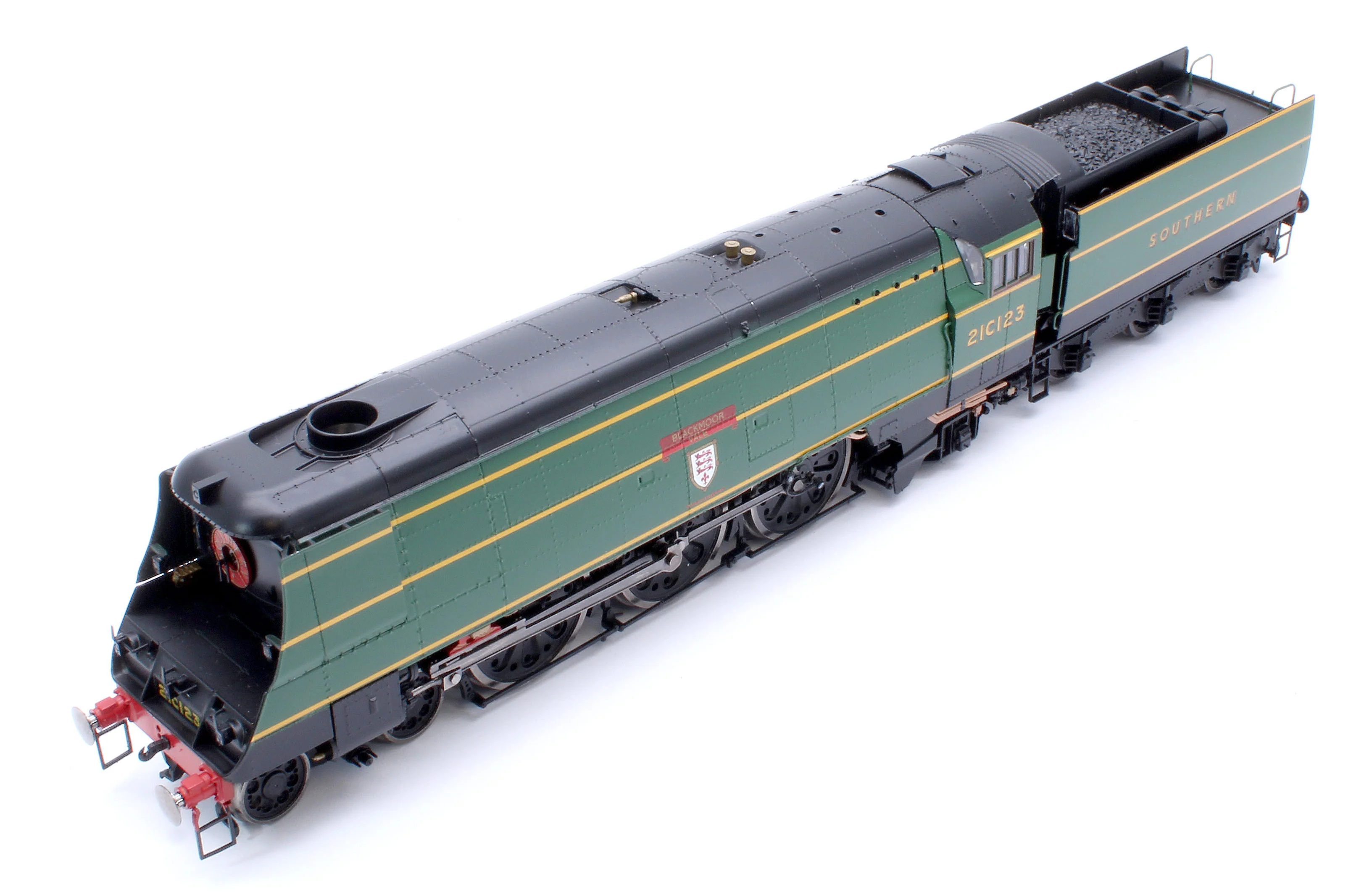 BL-002-008 Black Label West Country Blackmore Vale 21C123 SR Malachite Green (As Preserved) Steam Locomotive - DCC Sound & Smoke - Image 12