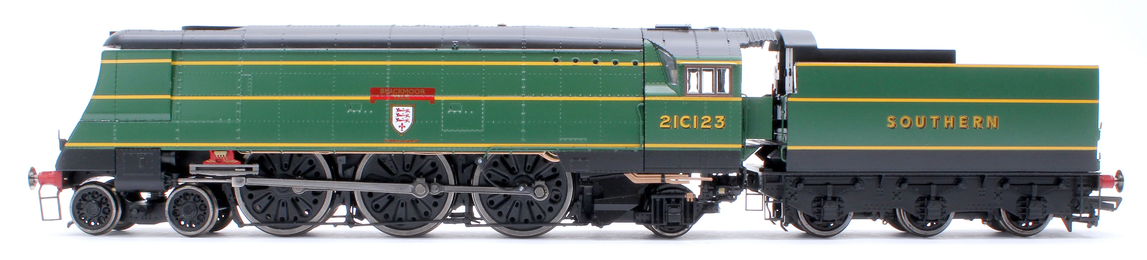 BL-002-008 Black Label West Country Blackmore Vale 21C123 SR Malachite Green (As Preserved) Steam Locomotive - DCC Sound & Smoke - Image 2