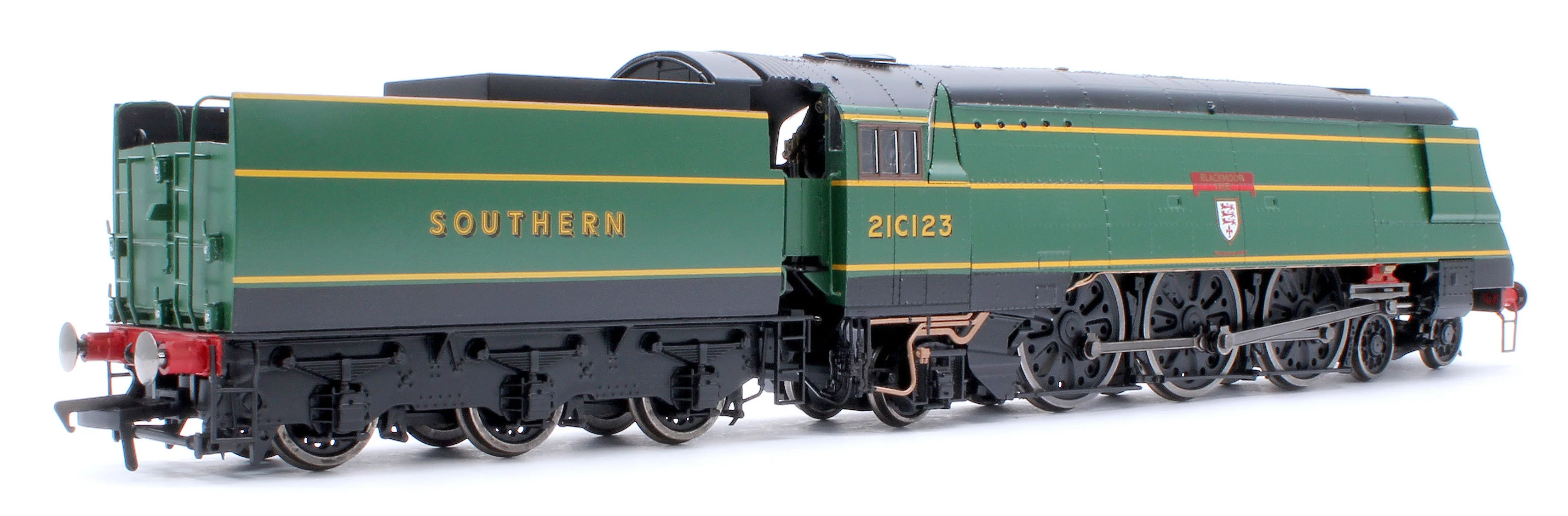 BL-002-008 Black Label West Country Blackmore Vale 21C123 SR Malachite Green (As Preserved) Steam Locomotive - DCC Sound & Smoke - Image 4