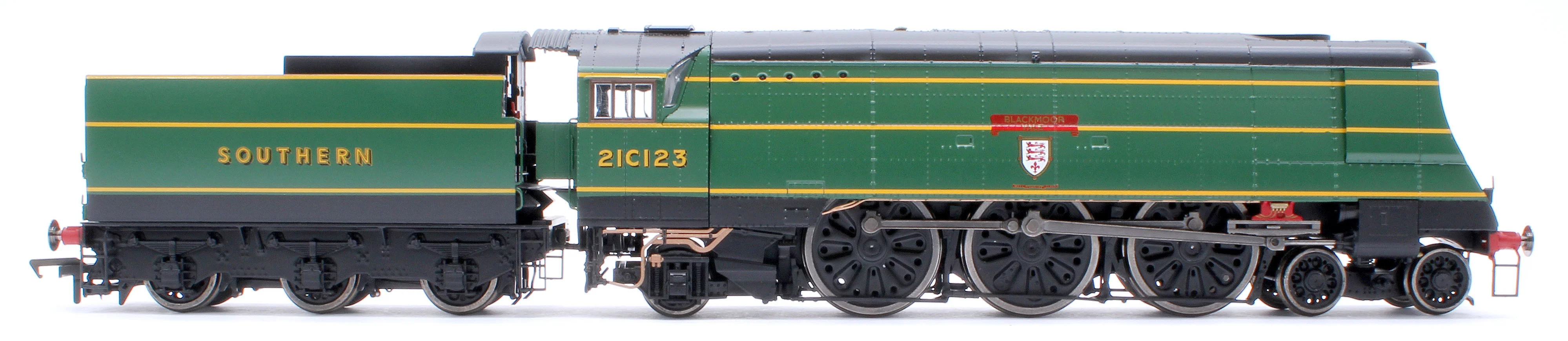 BL-002-008 Black Label West Country Blackmore Vale 21C123 SR Malachite Green (As Preserved) Steam Locomotive - DCC Sound & Smoke - Image 5