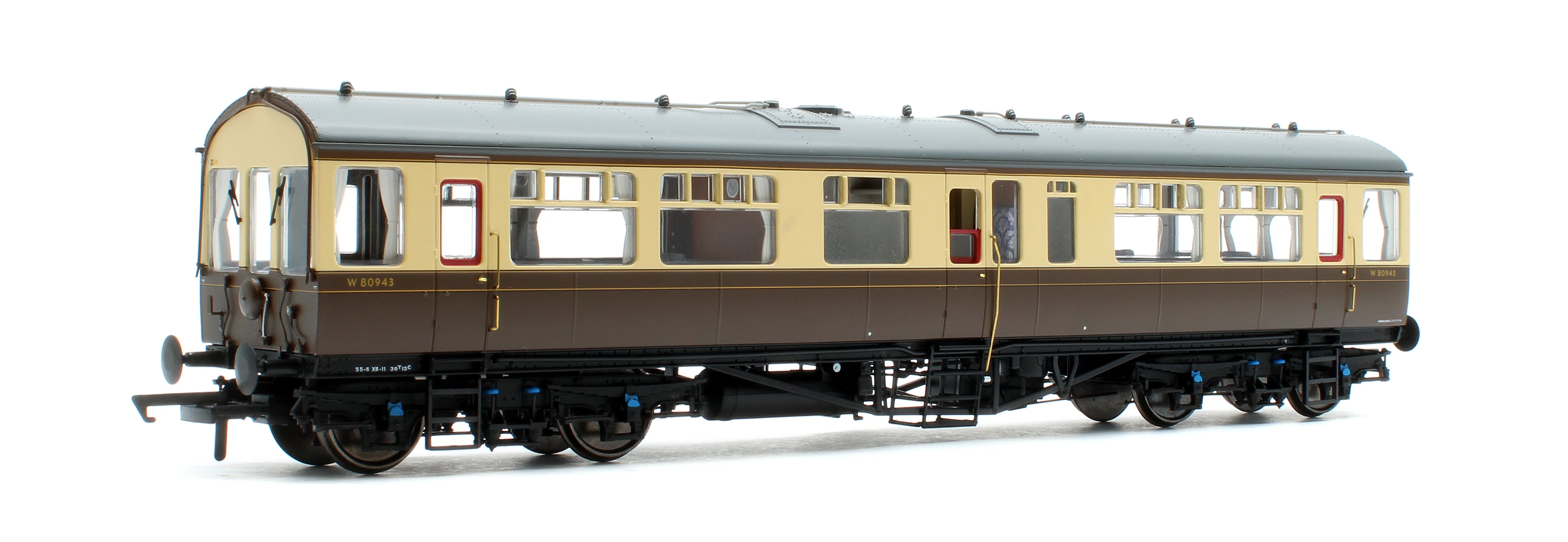 BL-201-001 Black Label GWR Great Western Q13 Inspection Saloon, BR WR Chocolate & Cream W80943 - Image 3