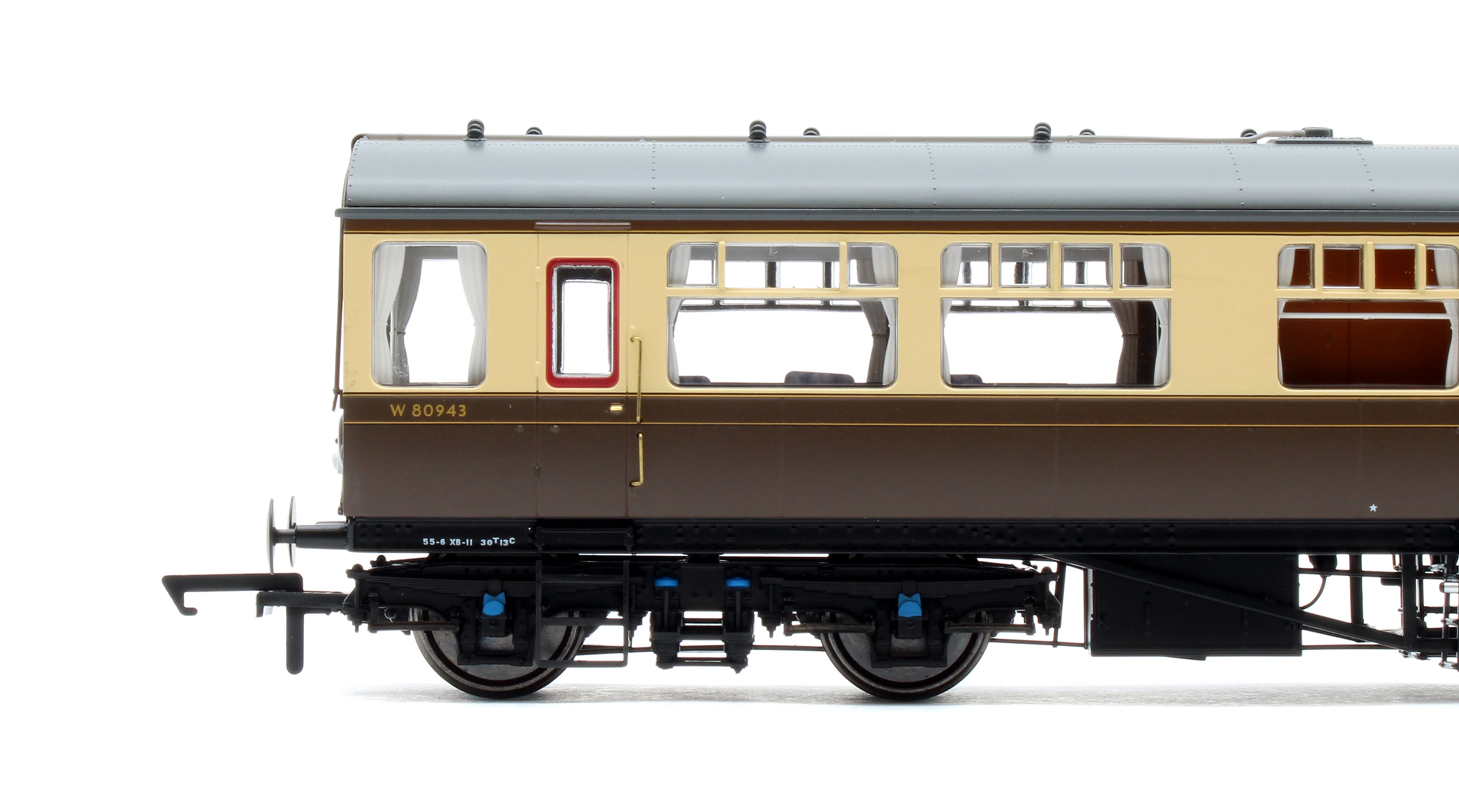 BL-201-001 Black Label GWR Great Western Q13 Inspection Saloon, BR WR Chocolate & Cream W80943 - Image 5