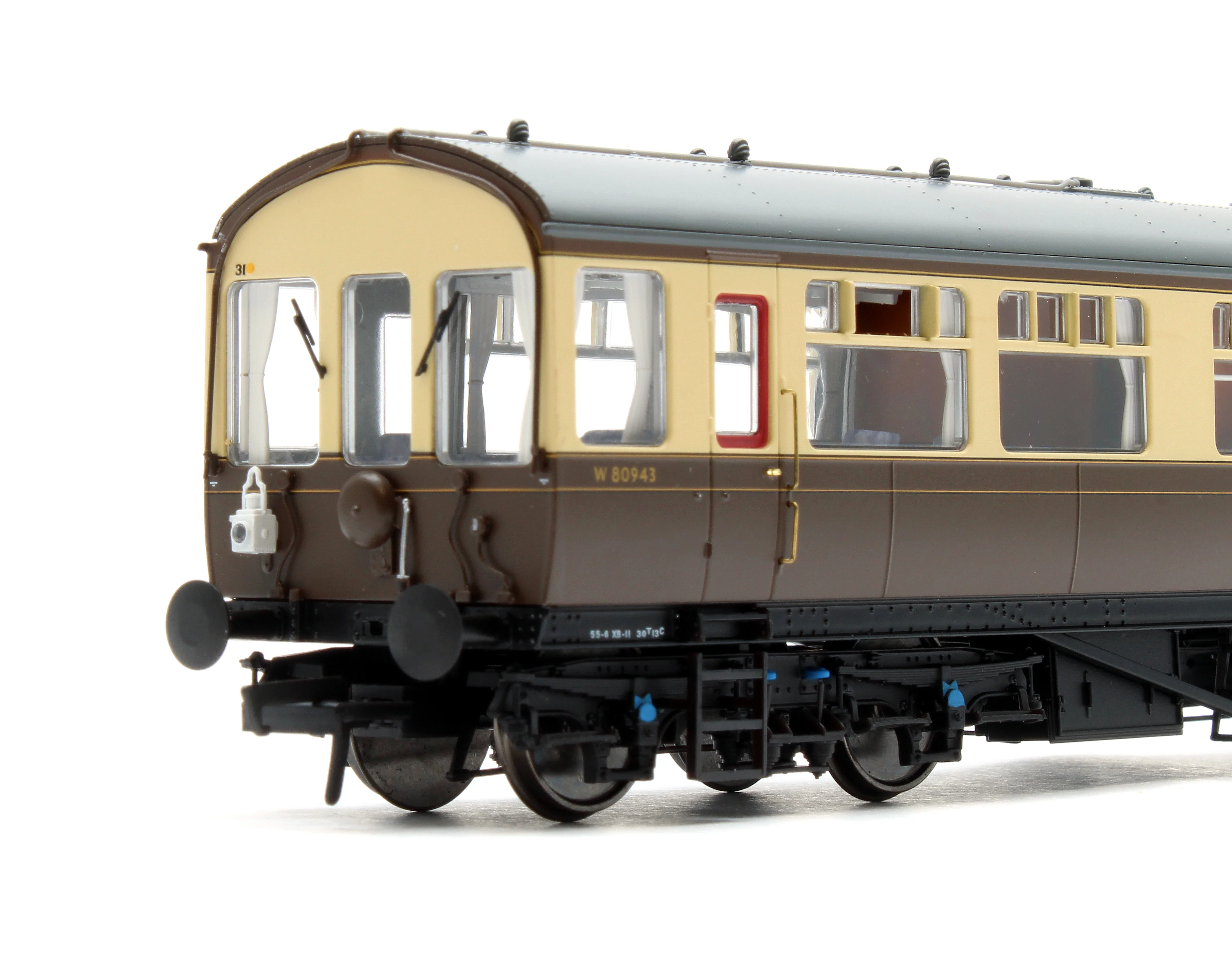 BL-201-001 Black Label GWR Great Western Q13 Inspection Saloon, BR WR Chocolate & Cream W80943 - Image 6