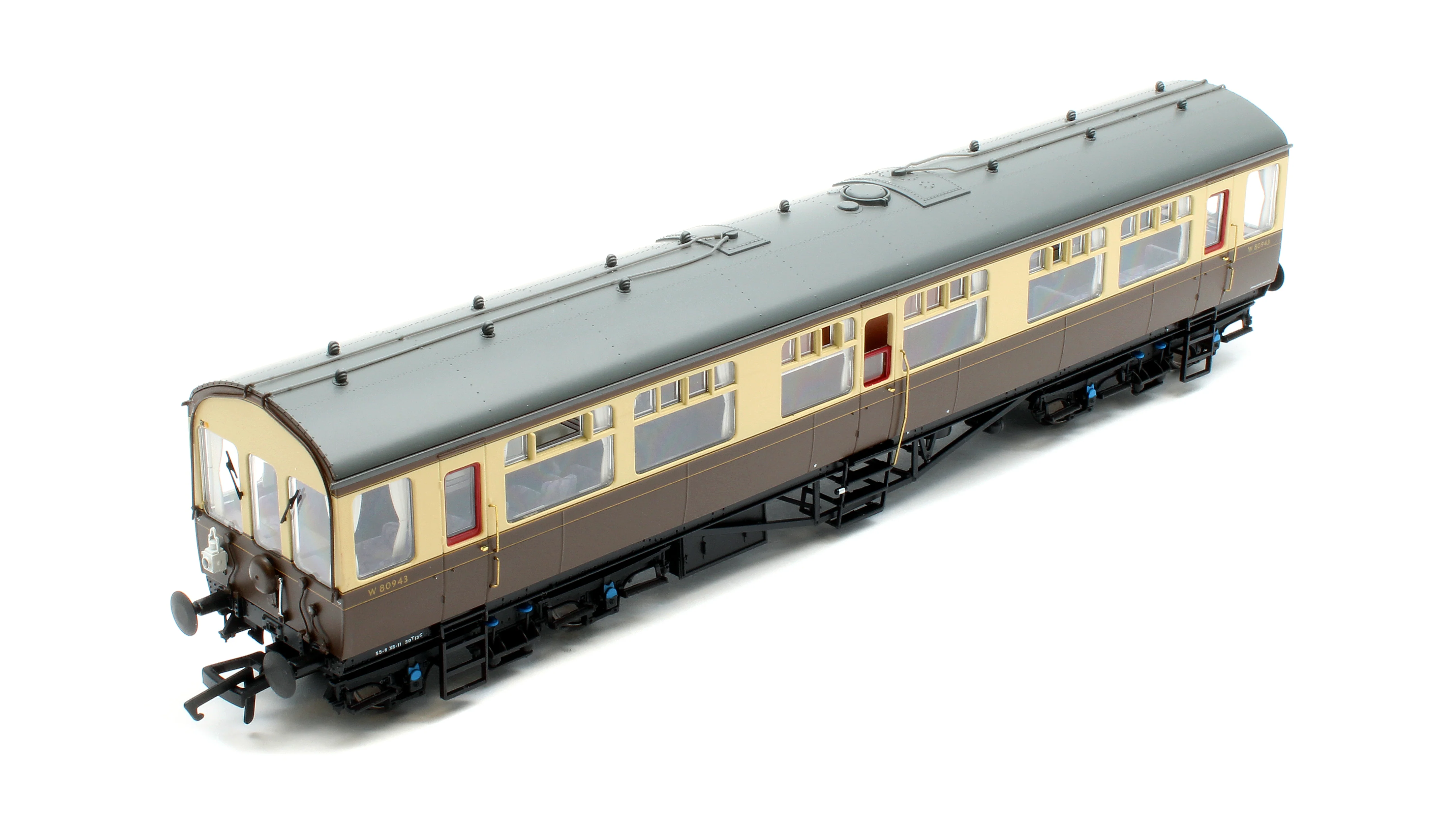 BL-201-001 Black Label GWR Great Western Q13 Inspection Saloon, BR WR Chocolate & Cream W80943 - Image 7