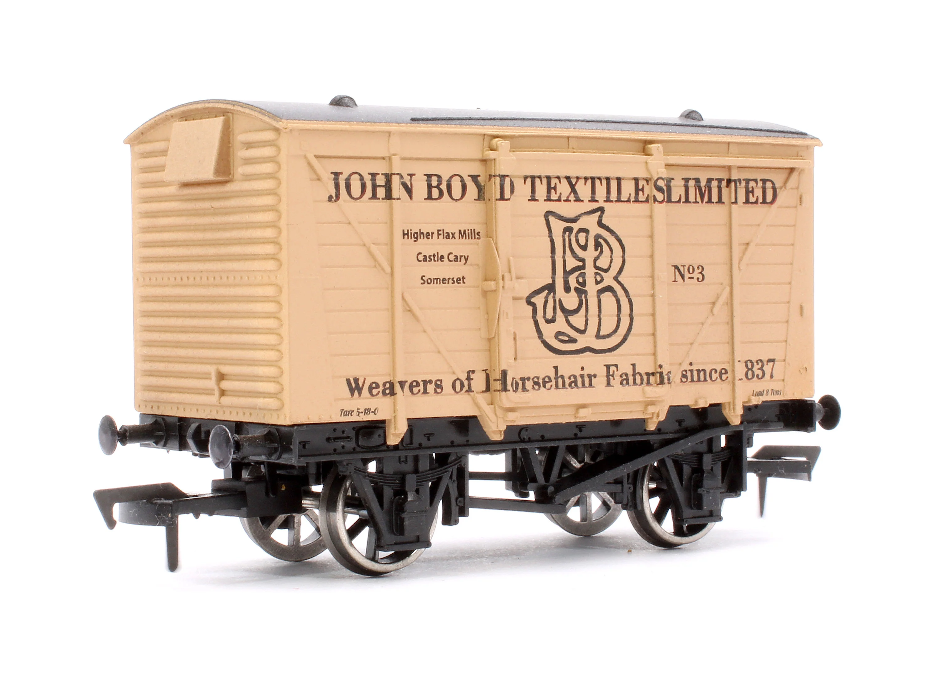 4F-JBT-3 Pre-Owned 10T No.3 Vent Van 'John Boyd Textiles Limited'