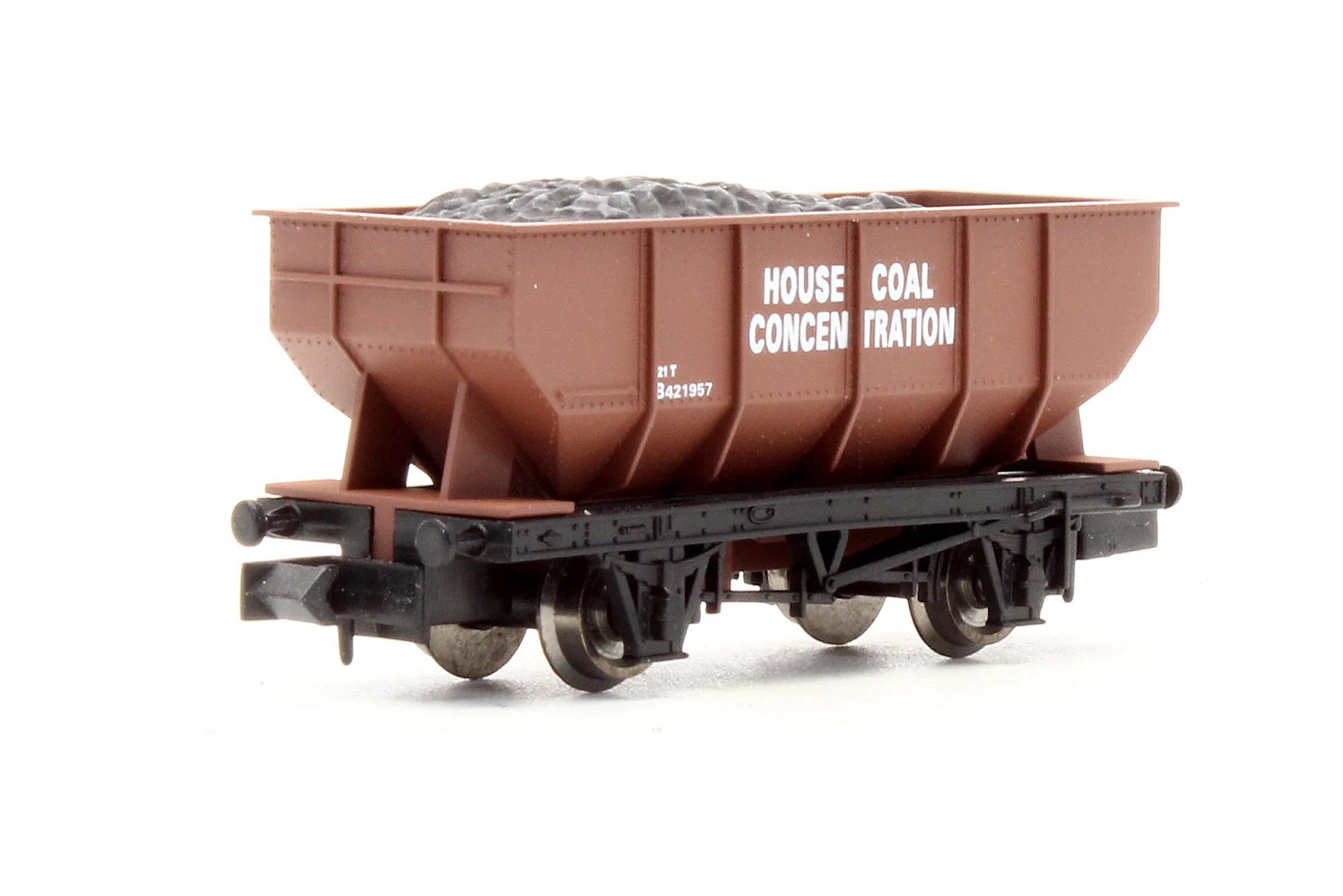 Pre-Owned NB-047B 21T Hopper Wagon House Coal 'B421957' - Image 2
