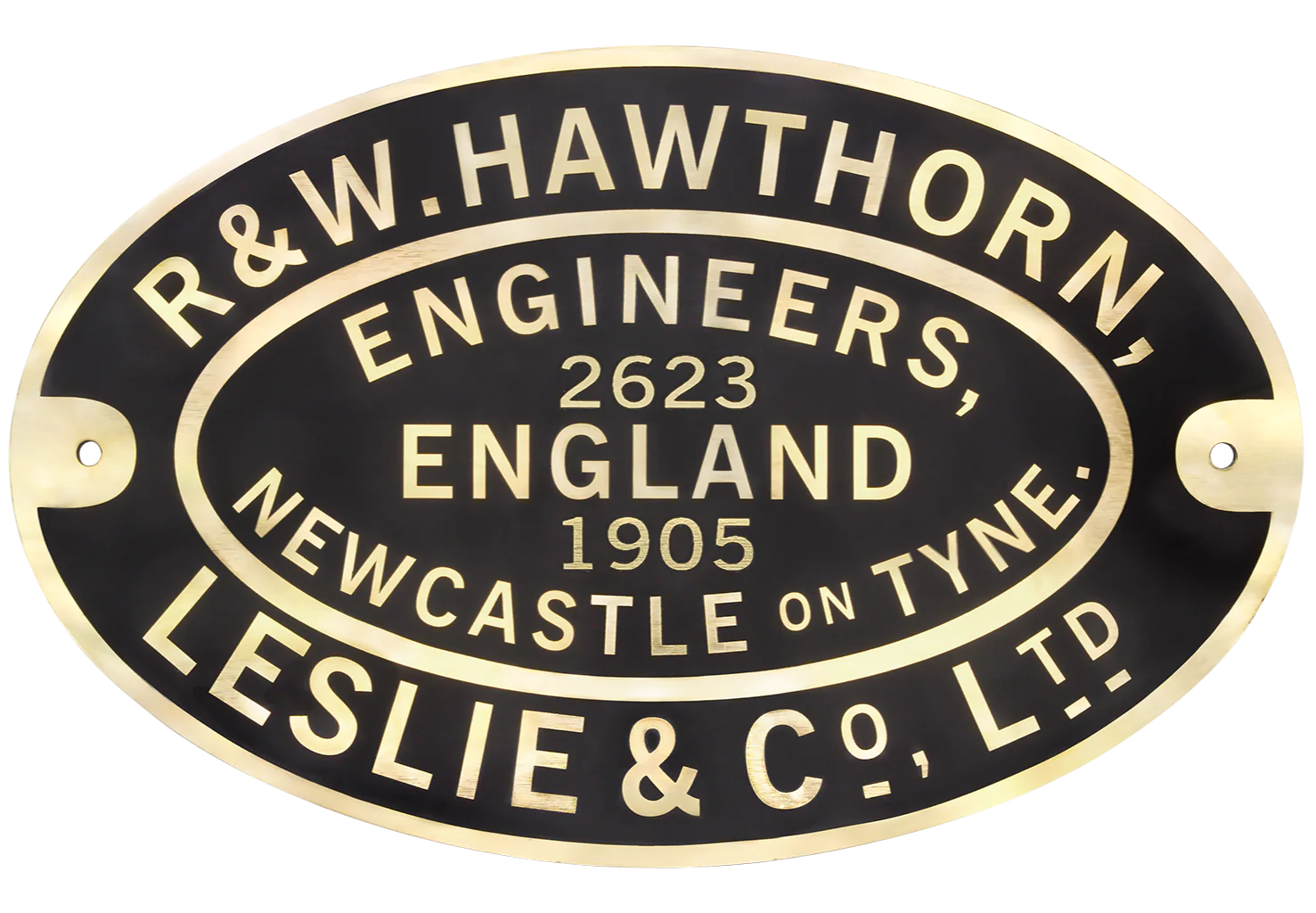 Plate-HL-2623F Hawthorn Leslie Worksplate Full Size Replica – 2623 Spider