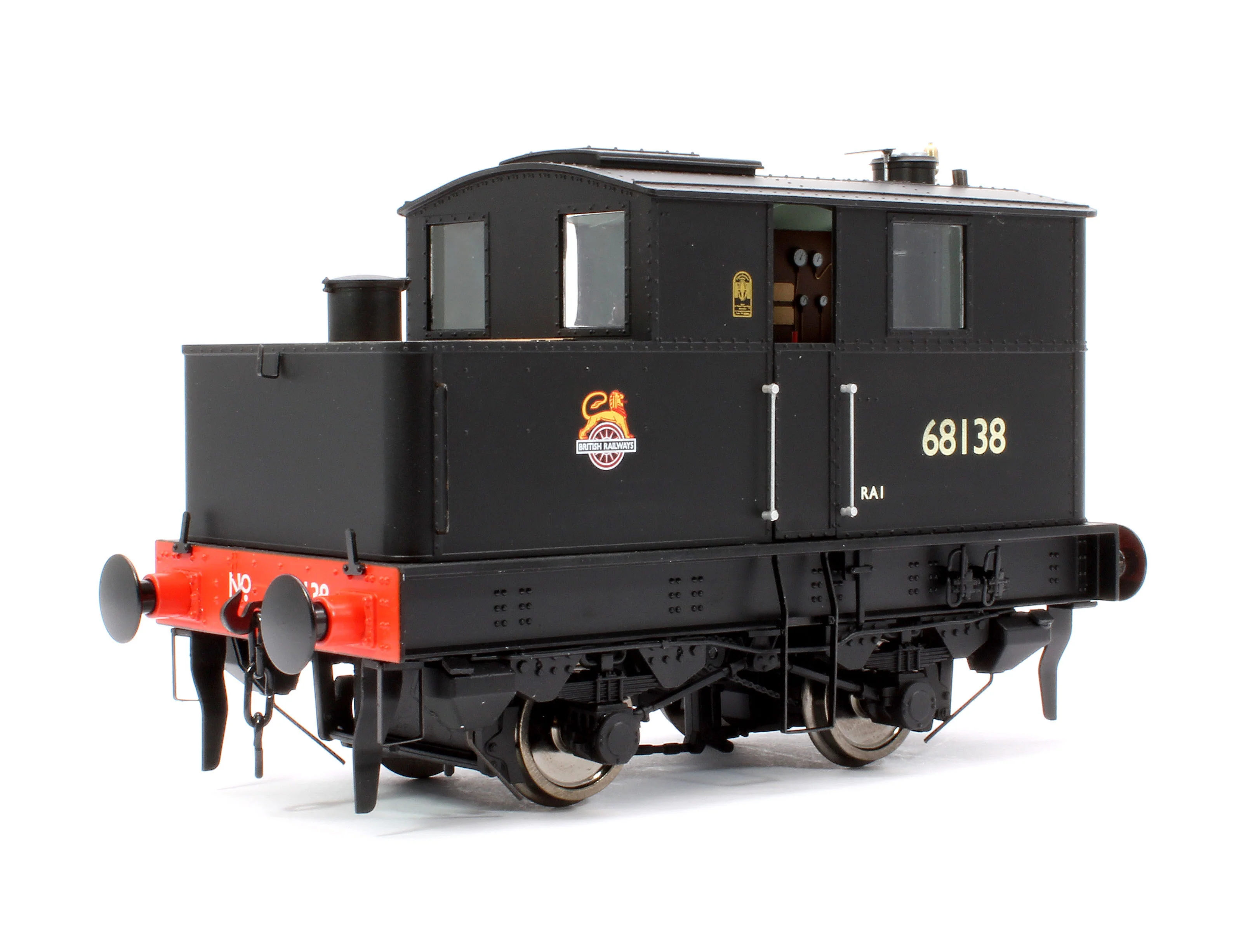 7S-005-008D Sentinel Y1/Y3 BR Early 68138 Steam Locomotive - DCC Fitted