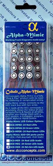 DCD-MEB Alpha Mimic Add-On LEDs + leads (Blue)