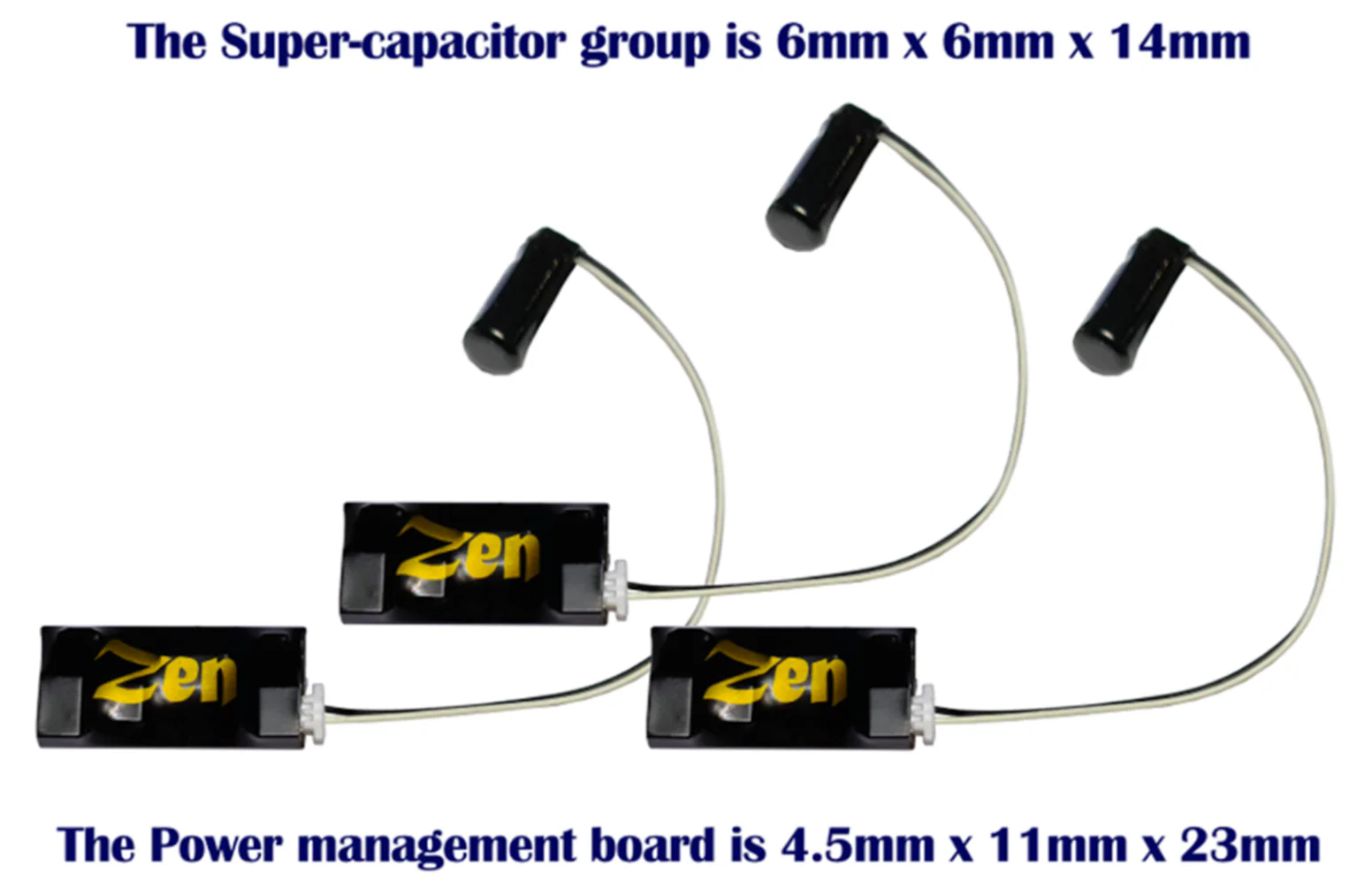 DCD-SA3-SM.3 Zen 3-Wire Small Stay Alive for Zen Black & Blue+ Decoders (3 Pack)