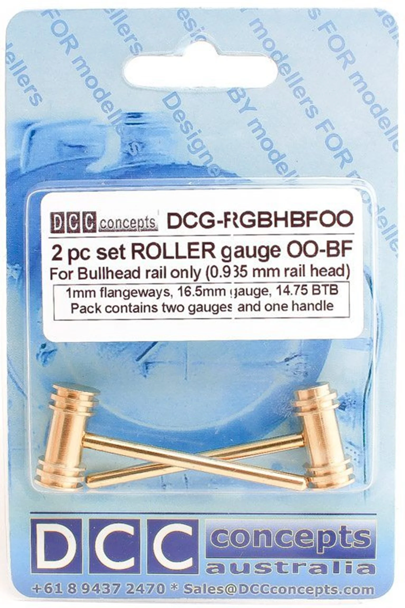 DCG-RGBHBFOO Roller Gauge (w/handle) OO/HO (Standard) 16.5mm BH (2 Pack) - Image 4